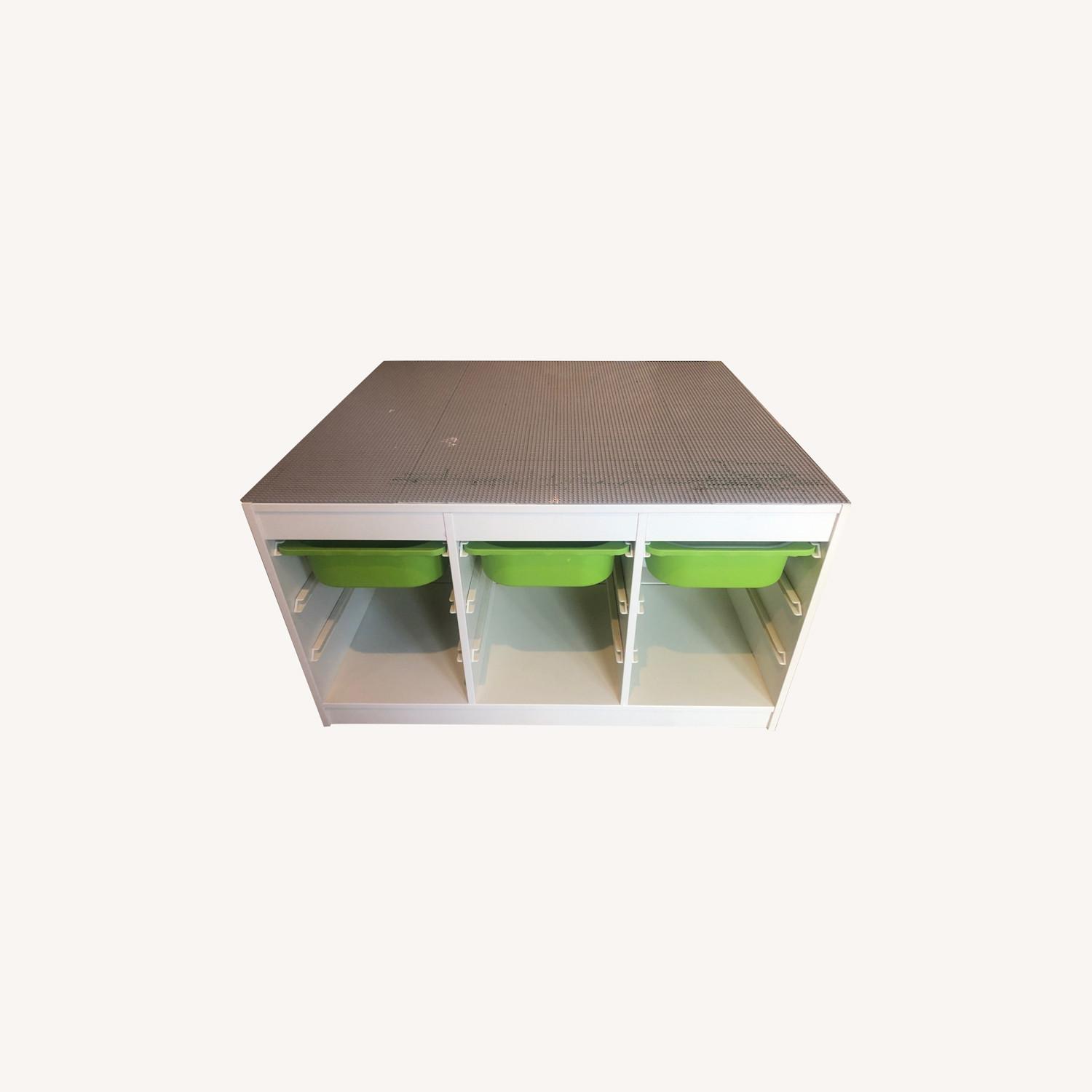 IKEA Trofast Storage turned Custom LEGO Play Table - image-0