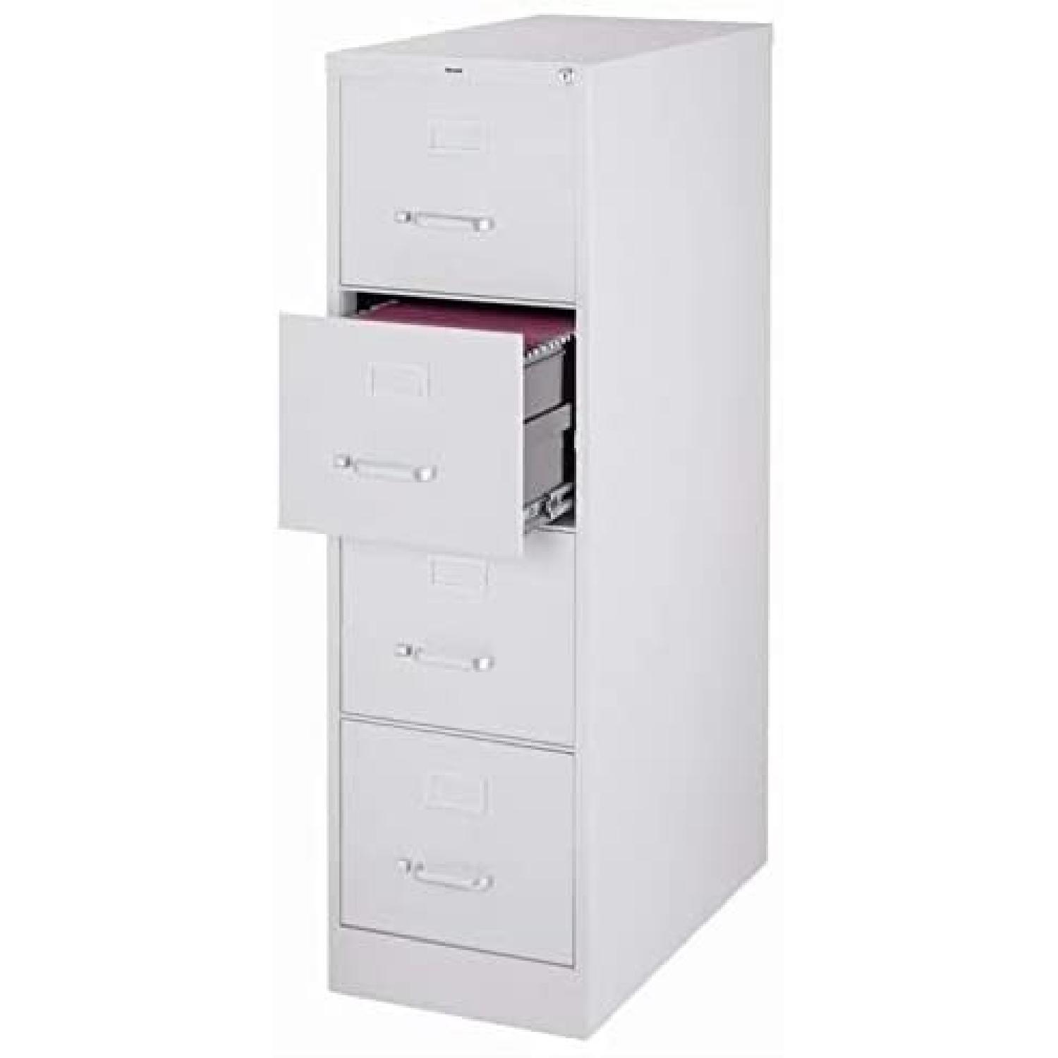 Pemberly Row Light Grey File Cabinet - image-5