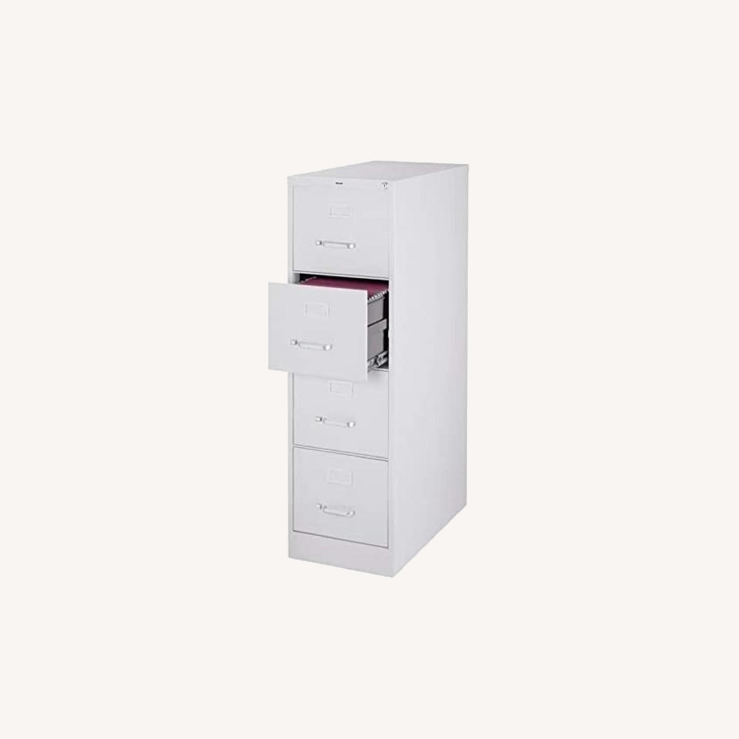 Pemberly Row Light Grey File Cabinet - image-0