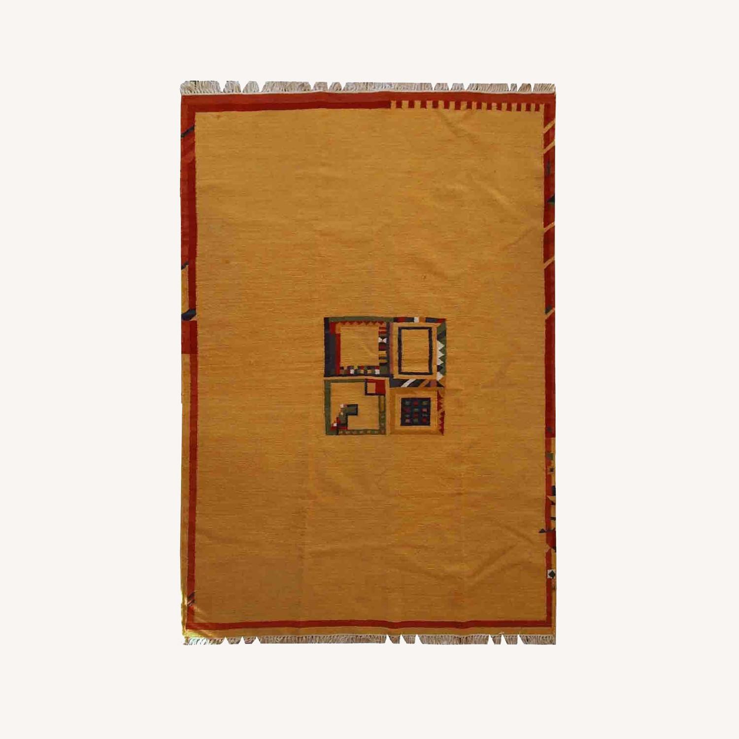 Handmade Vintage Persian Gabbeh Kilim, 1C582 - AptDeco