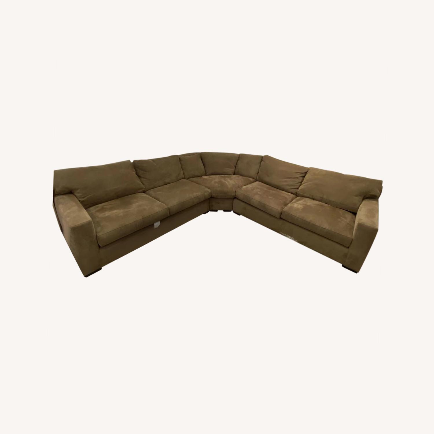 Crate and Barrel Axis 3Piece Sectional Sofa AptDeco