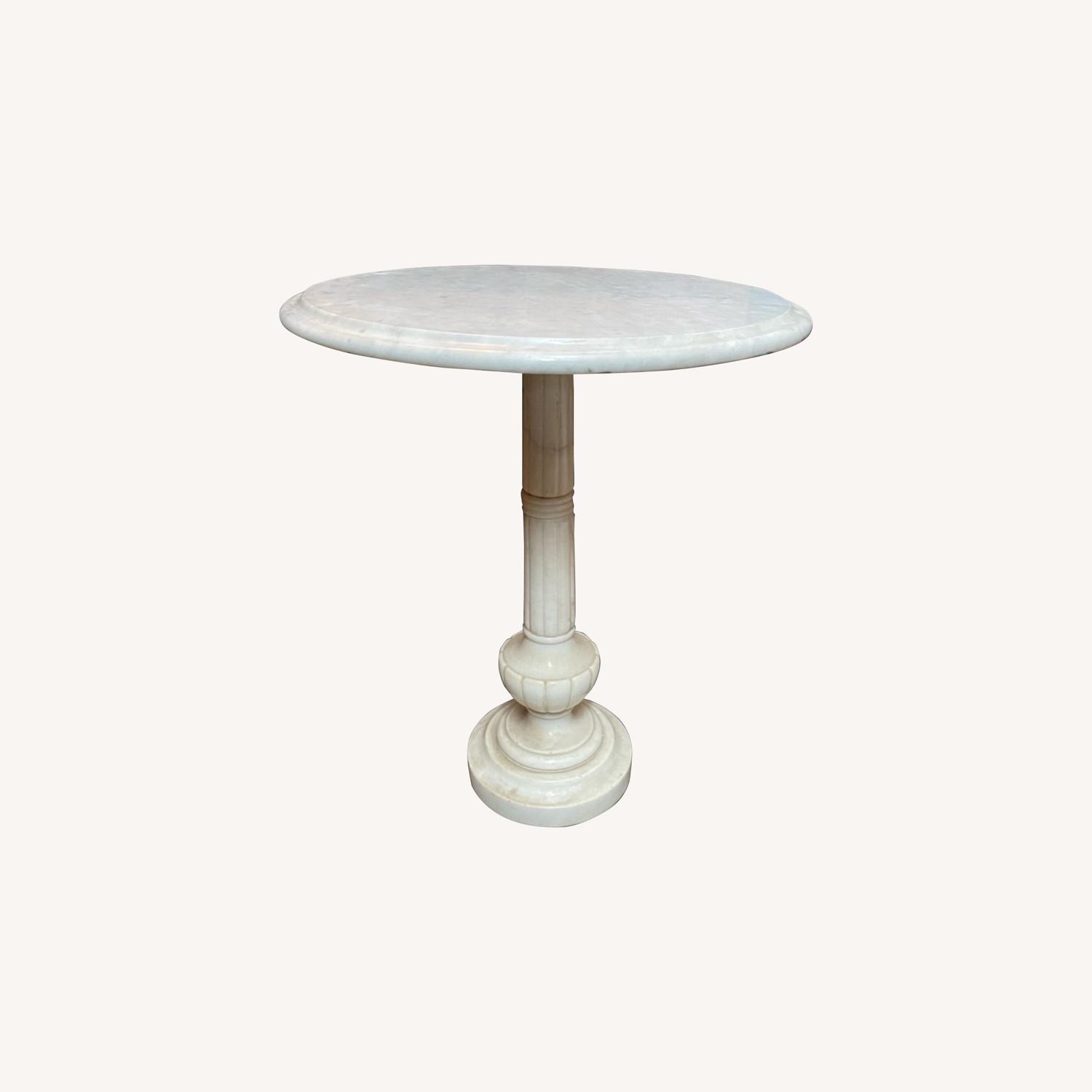 Vintage Italian Marble Side Table AptDeco