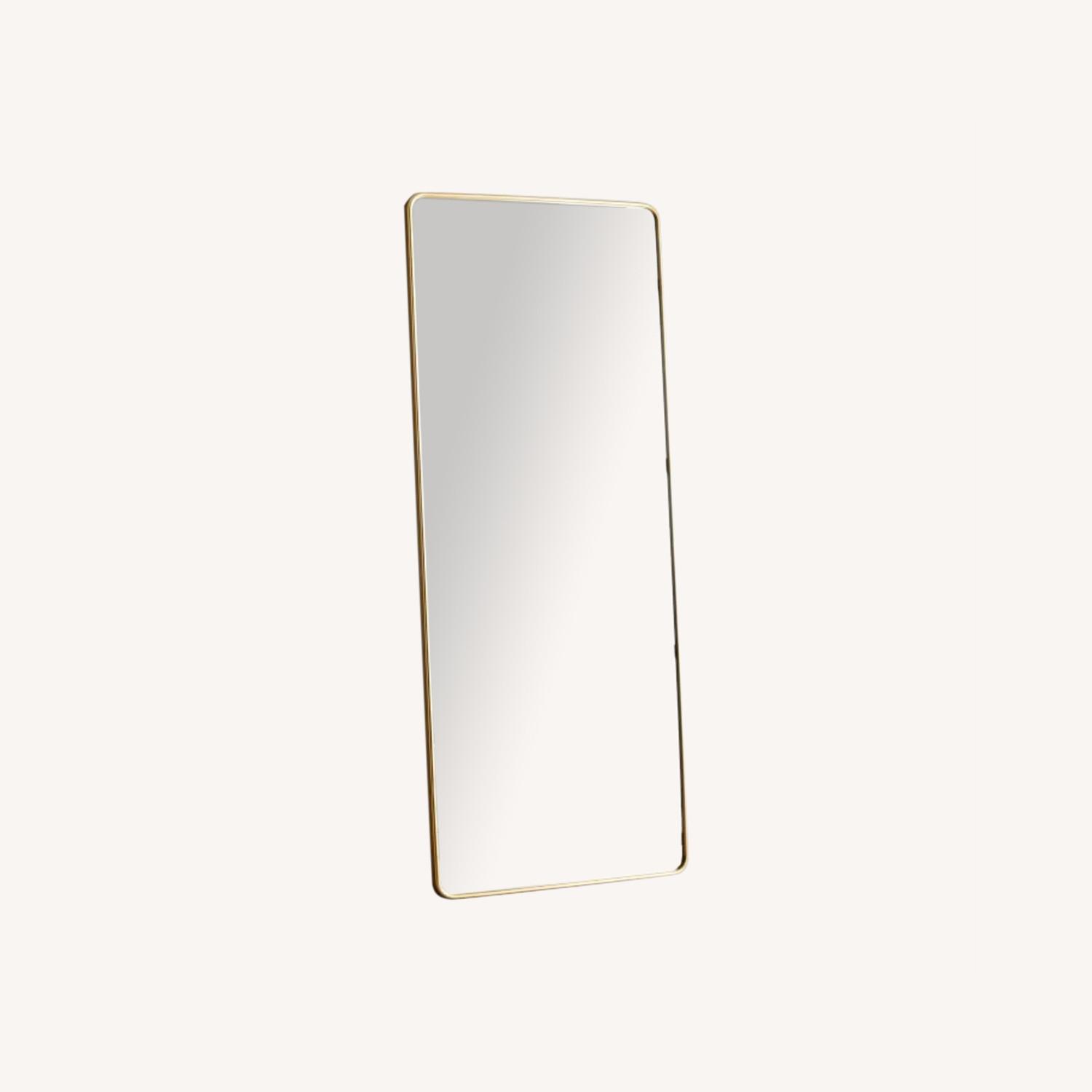 West Elm Modern Streamline Floor Mirror AptDeco