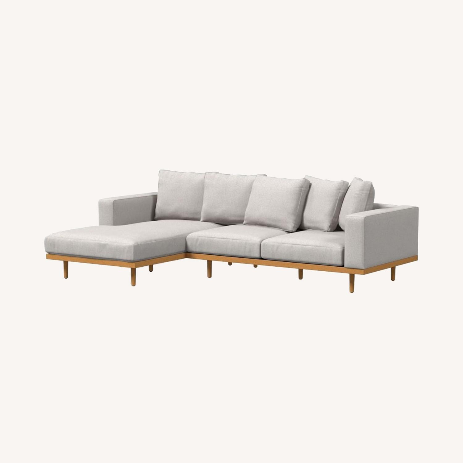 West Elm Newport Sectional Left Arm Chaise AptDeco