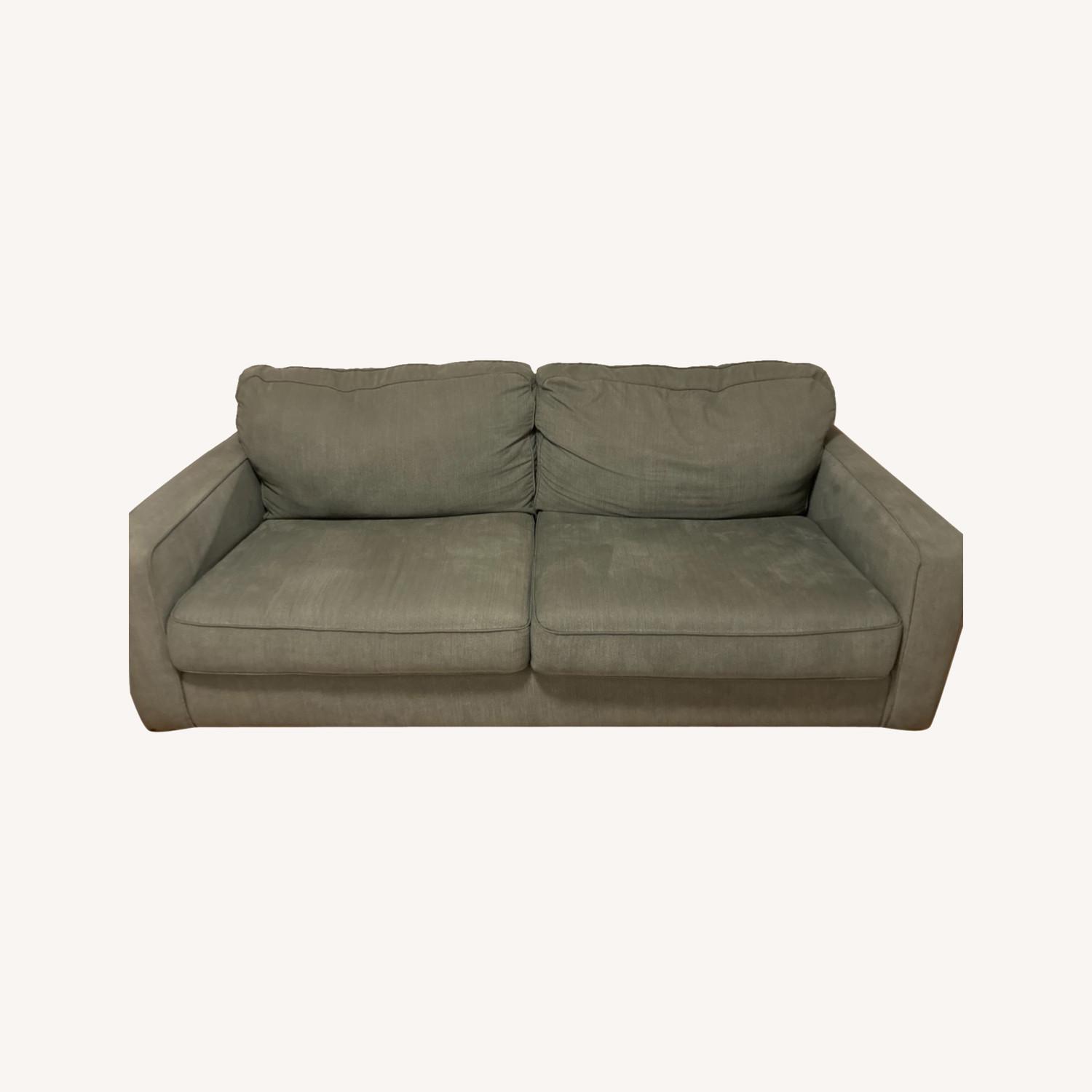 Jennifer Convertibles Gray Sofa AptDeco