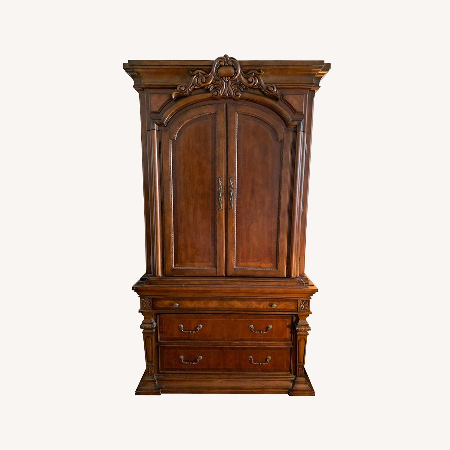 Solid Wood Armoire 51" x 90" x 24" AptDeco