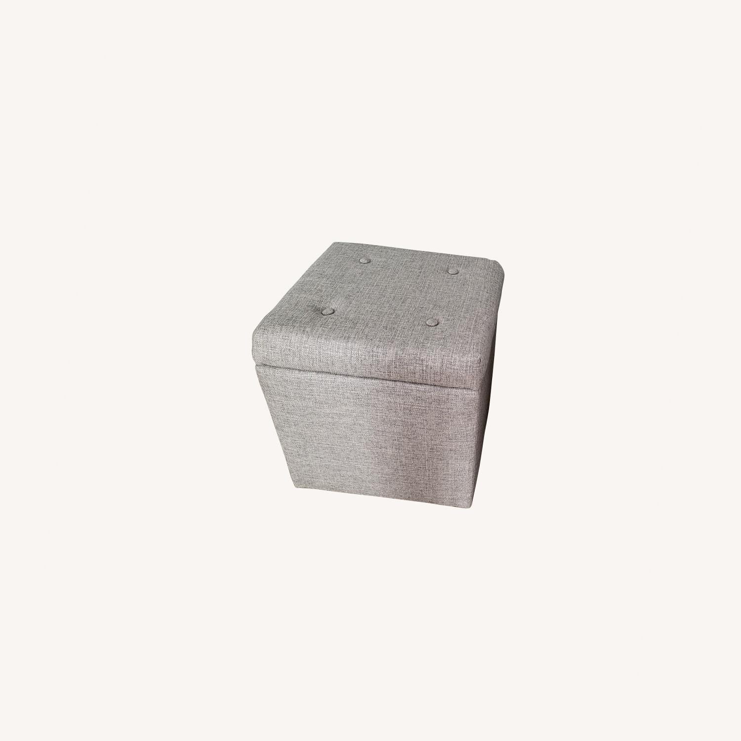 Pottery Barn Marlow Storage Cube Ash Basketweave AptDeco