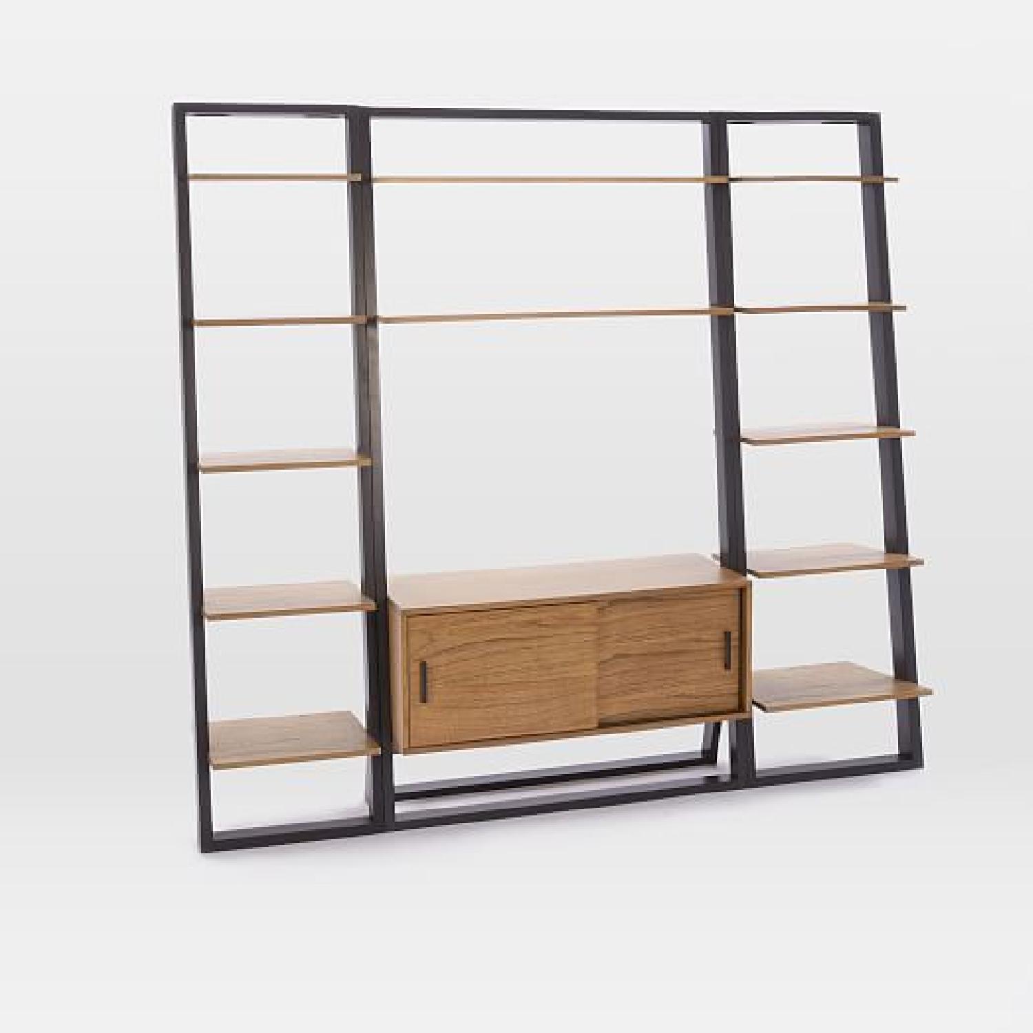 West Elm Ladder Shelves/Media Console - image-10