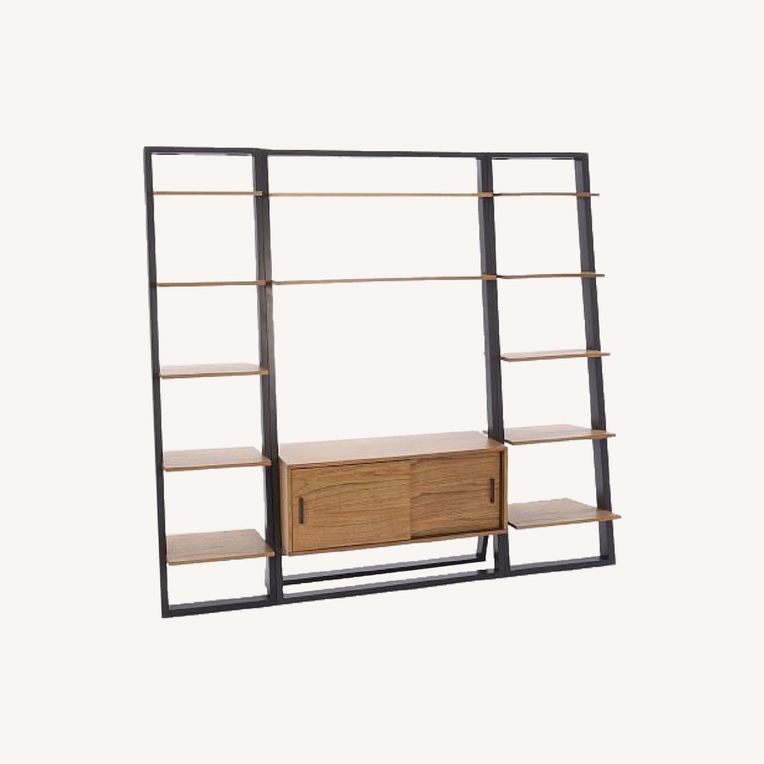 West Elm Ladder Shelves/Media Console AptDeco