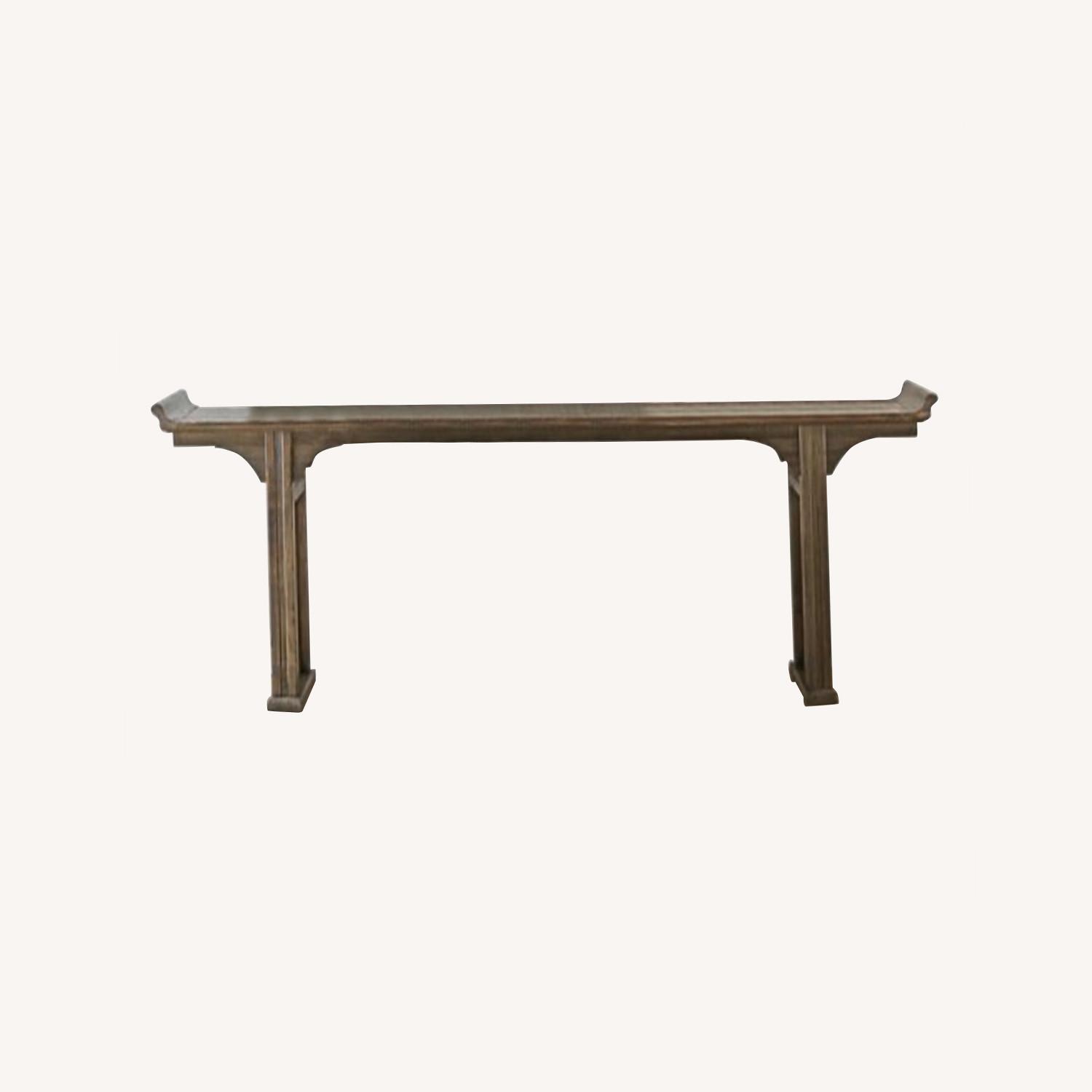 Ballard Designs Ananda Console Elm Table 8 Ft - image-0