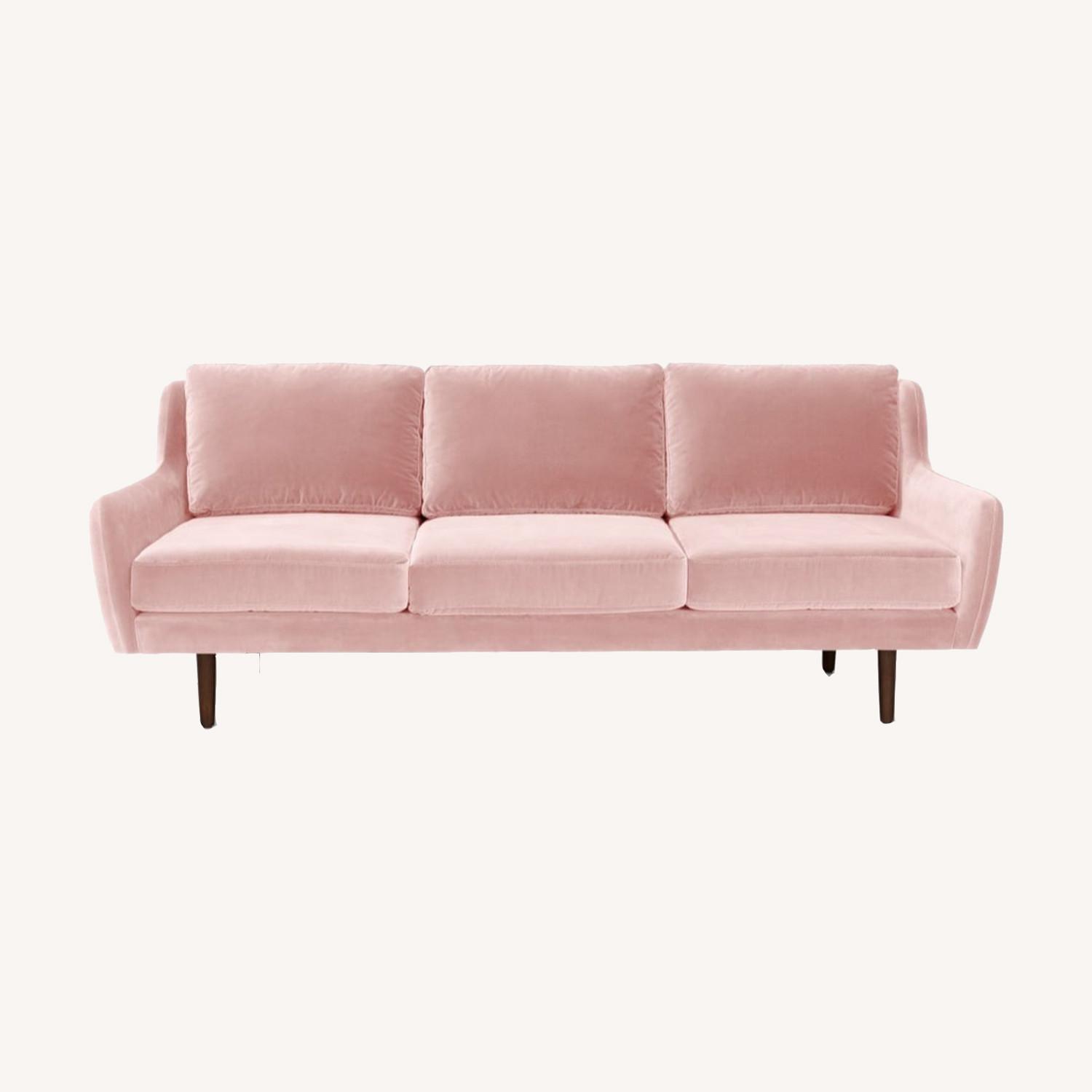 Article Matrix Velvet Sofa in Blush Pink - image-0