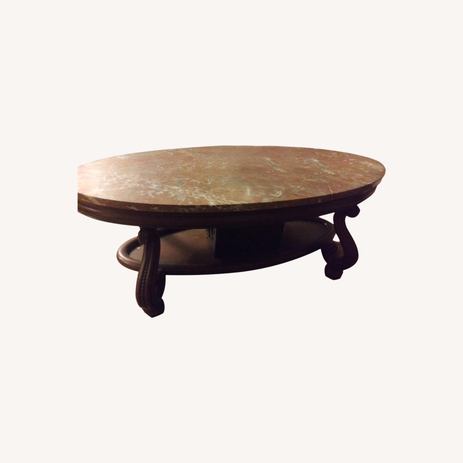 Victorian Period Marble Top Coffee Table - image-0