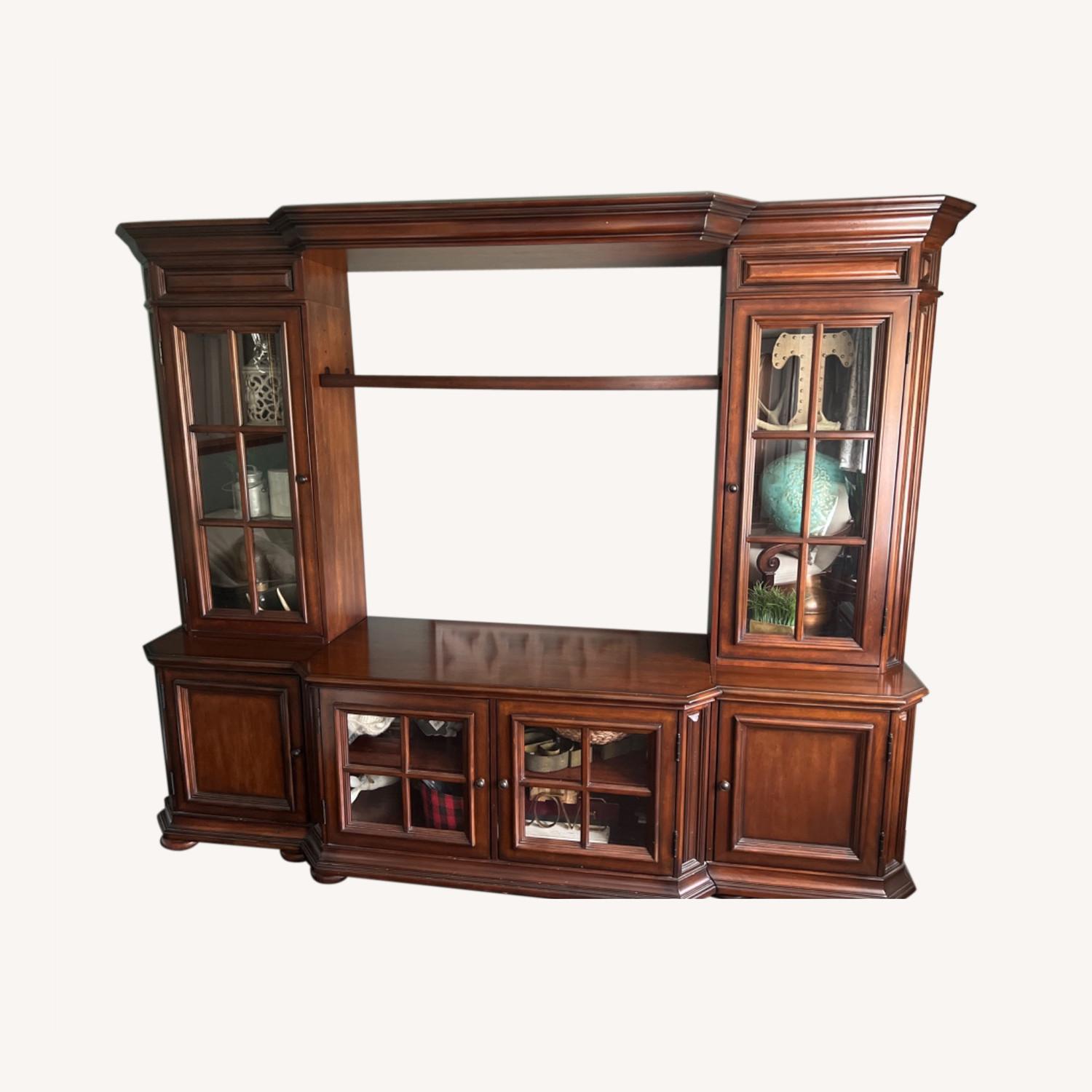 Riverside Solid Wood Wall Unit AptDeco