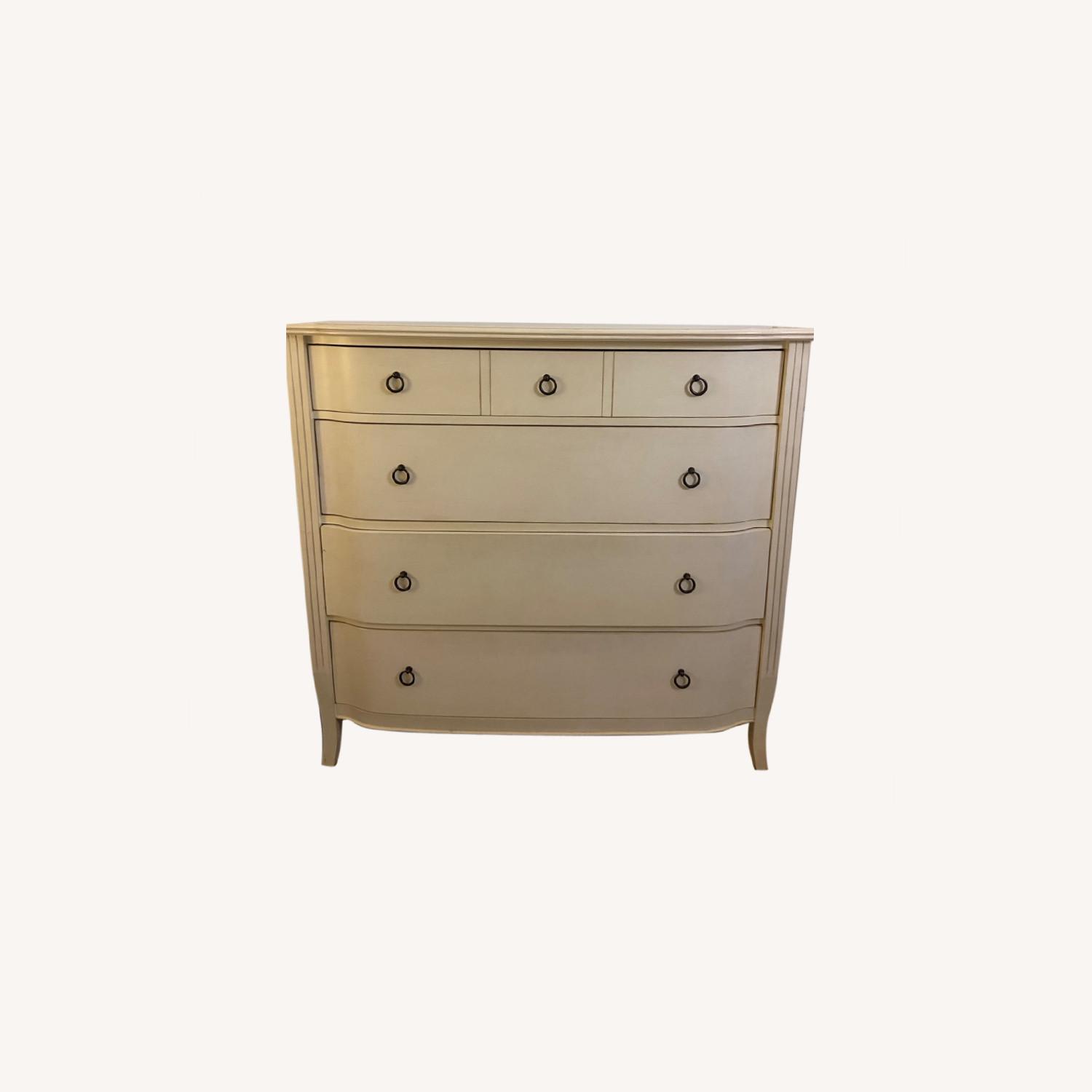 Pottery Barn Cream Colored Dresser AptDeco