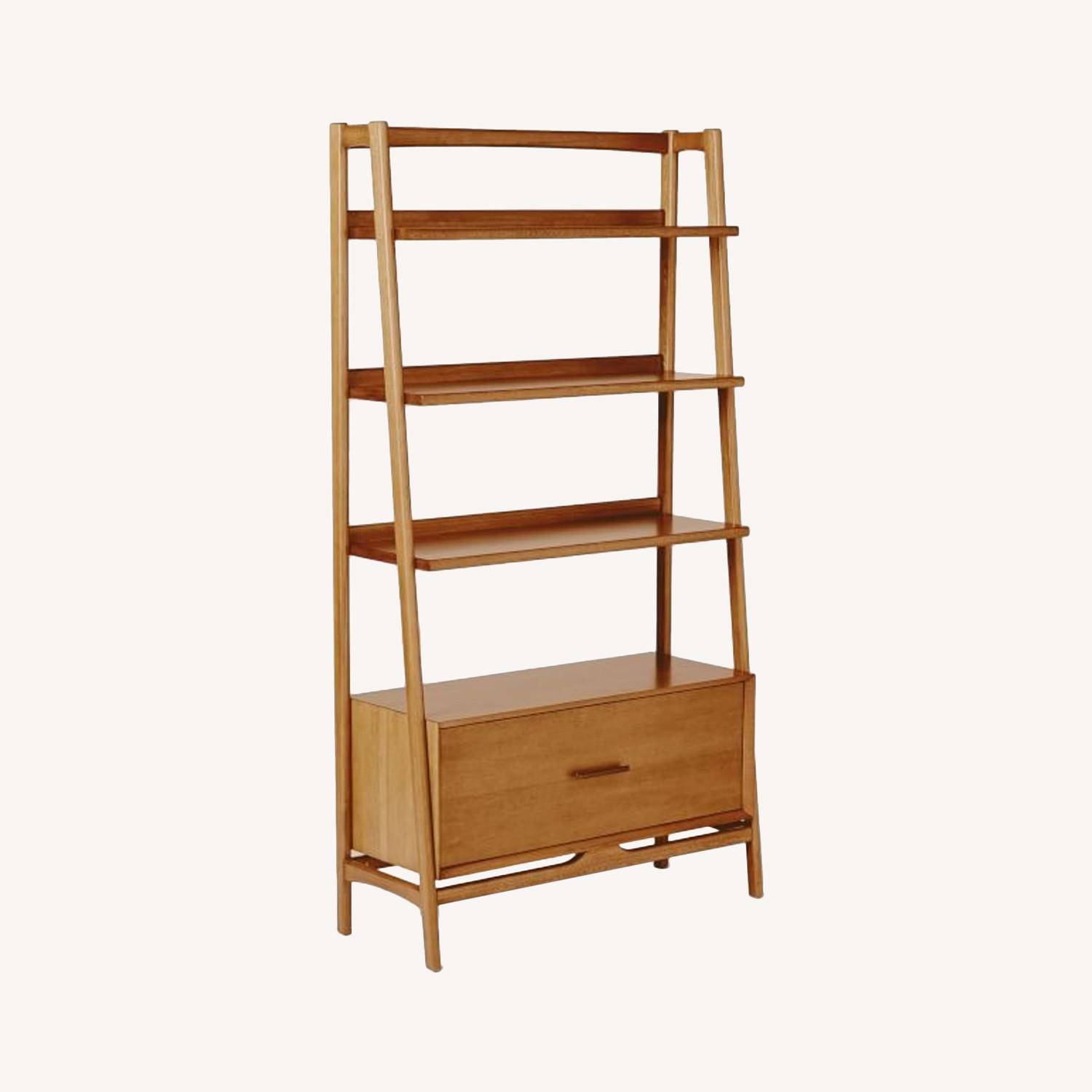 West Elm MidCentury Bookshelf, Wide Tower AptDeco