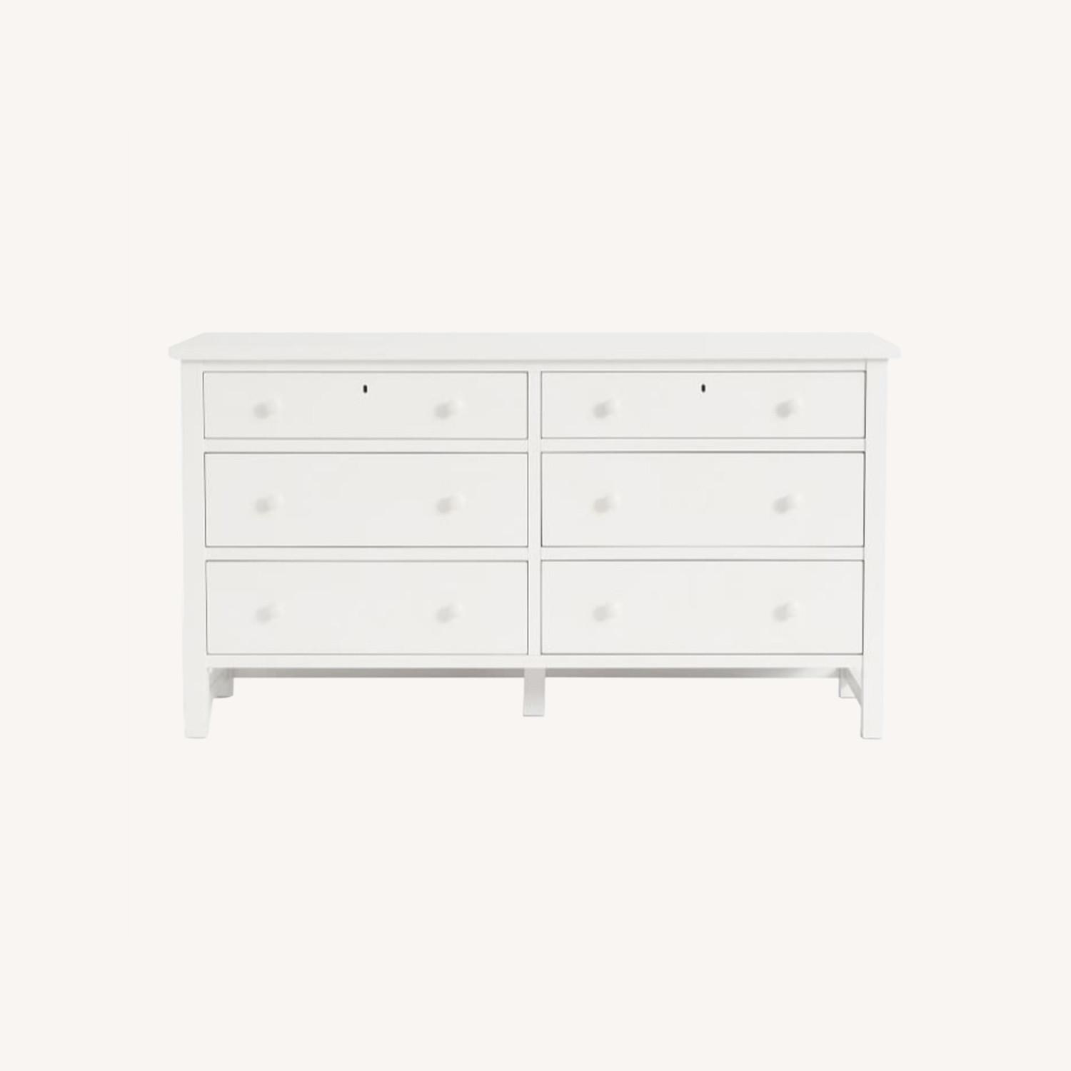 Pottery Barn Simply White Classic Dresser AptDeco