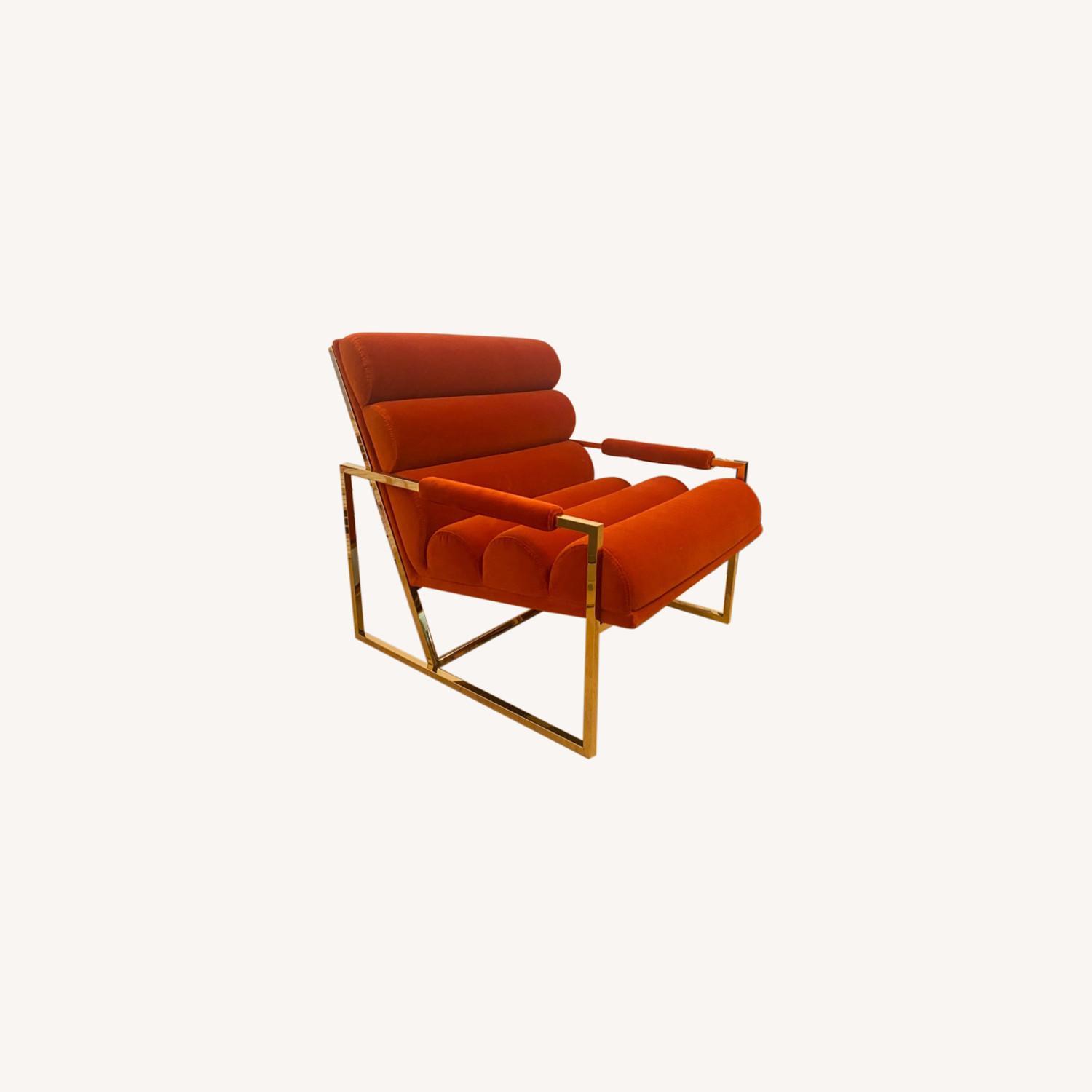 Jonathan Adler Persimmon Goldfinger Chairs AptDeco