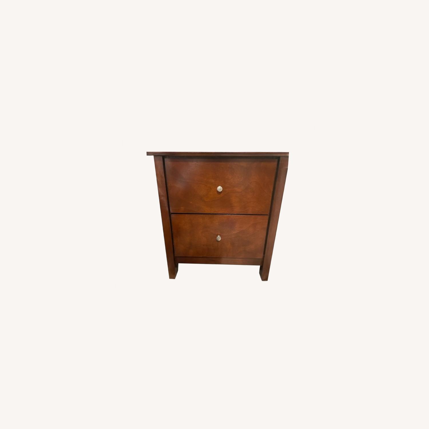 Macy's 2 Brown Matching Nightstands AptDeco