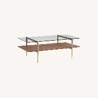 West Elm Mid-Century Art Display Coffee Table - AptDeco