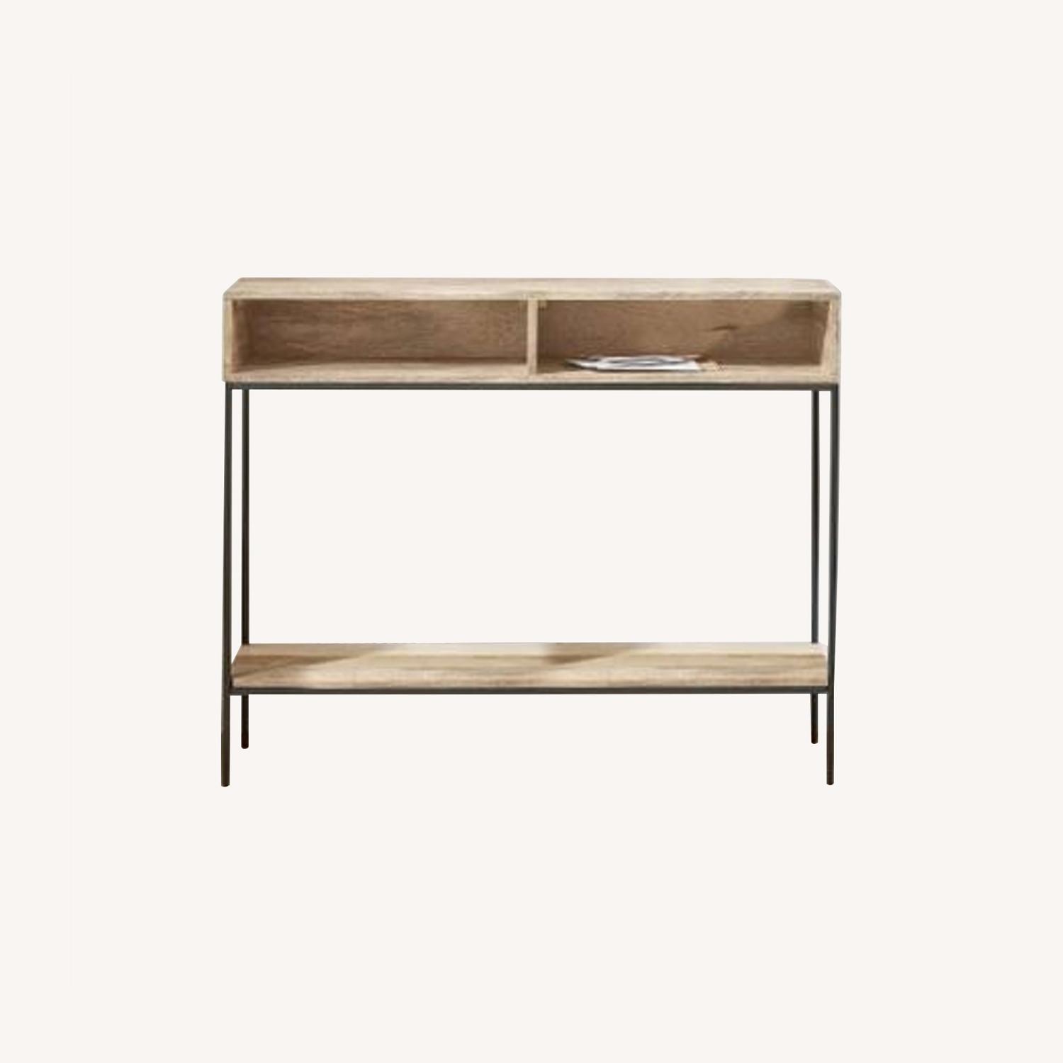 West Elm Industrial Storage Skinny Console AptDeco