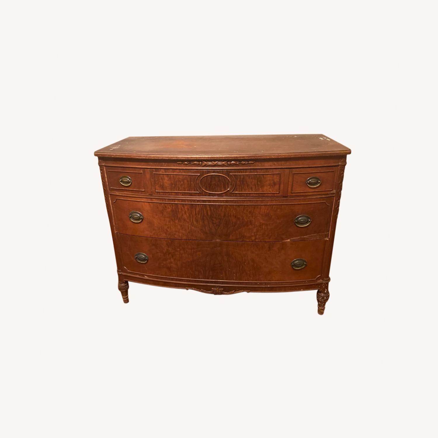 Grandma's Antique Wooden Dresser - image-0