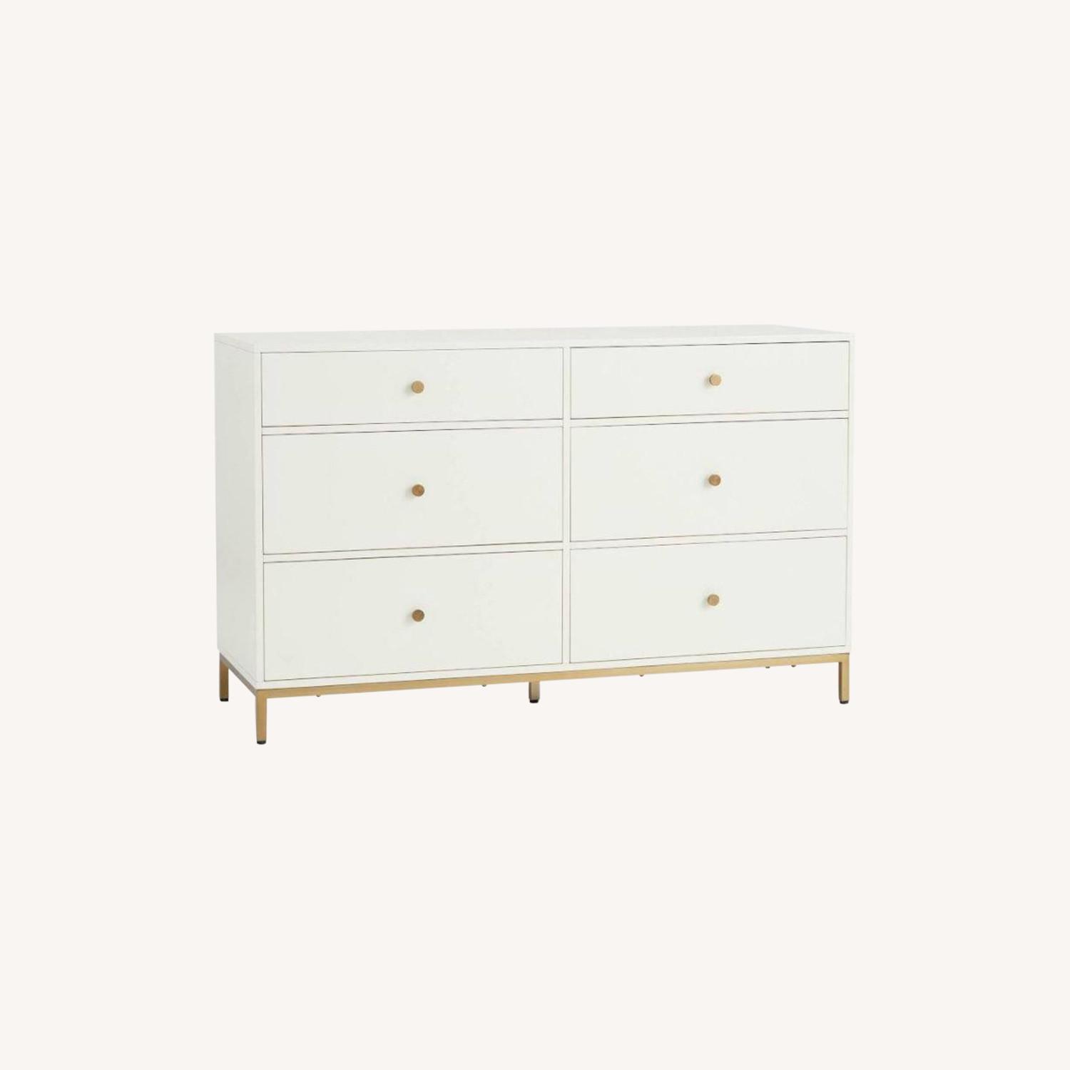Pottery Barn White Dresser AptDeco
