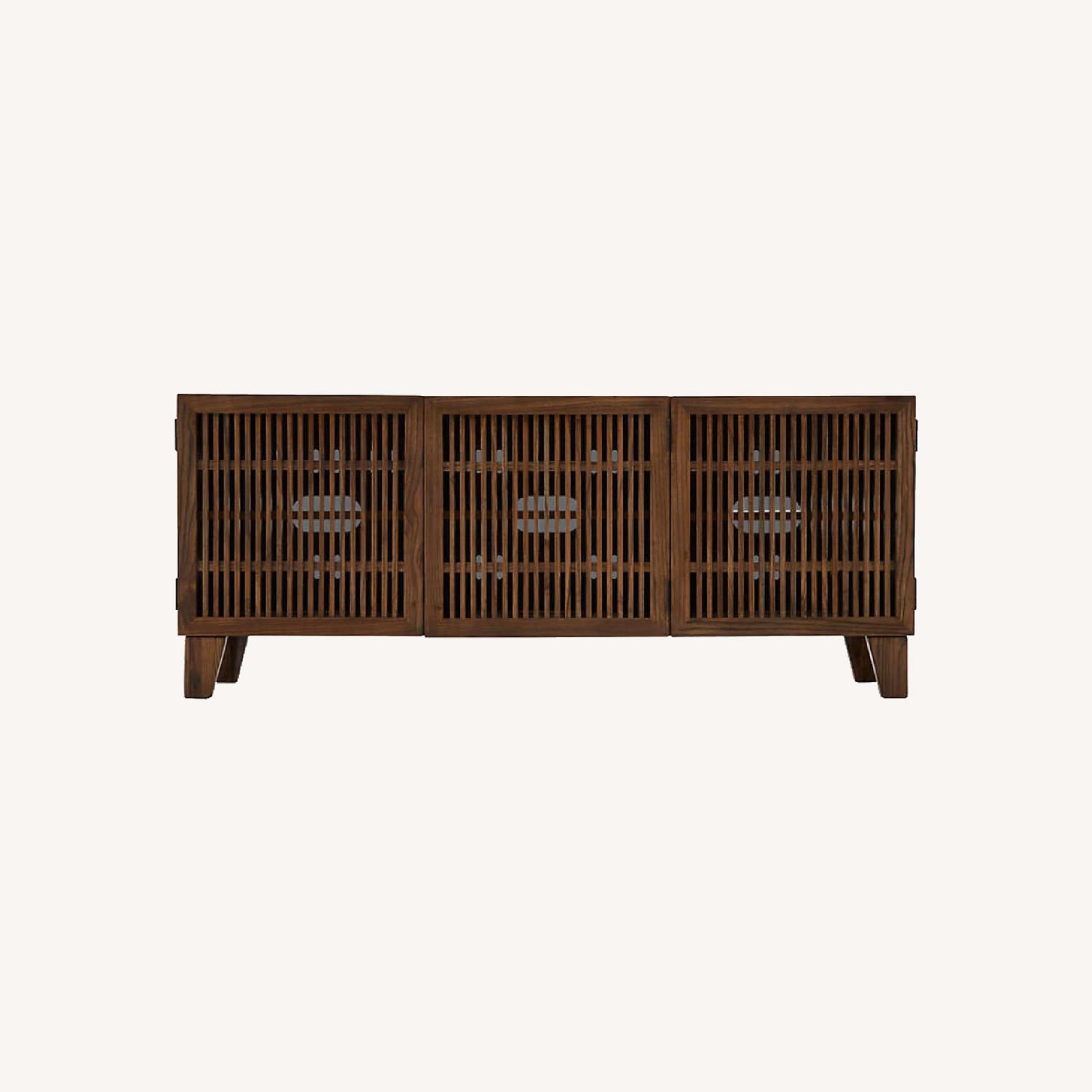 Crate and Barrel Marin shiitake 58 Media Console - image-0