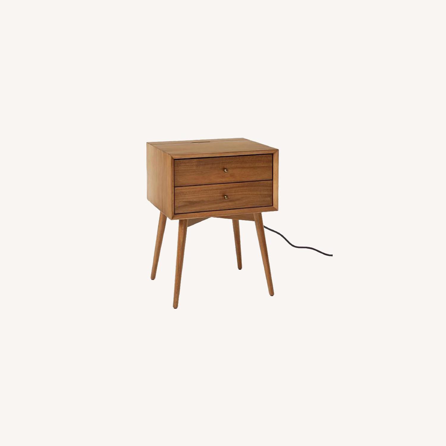 West Elm Mid-Century Charging Nightstand - image-0