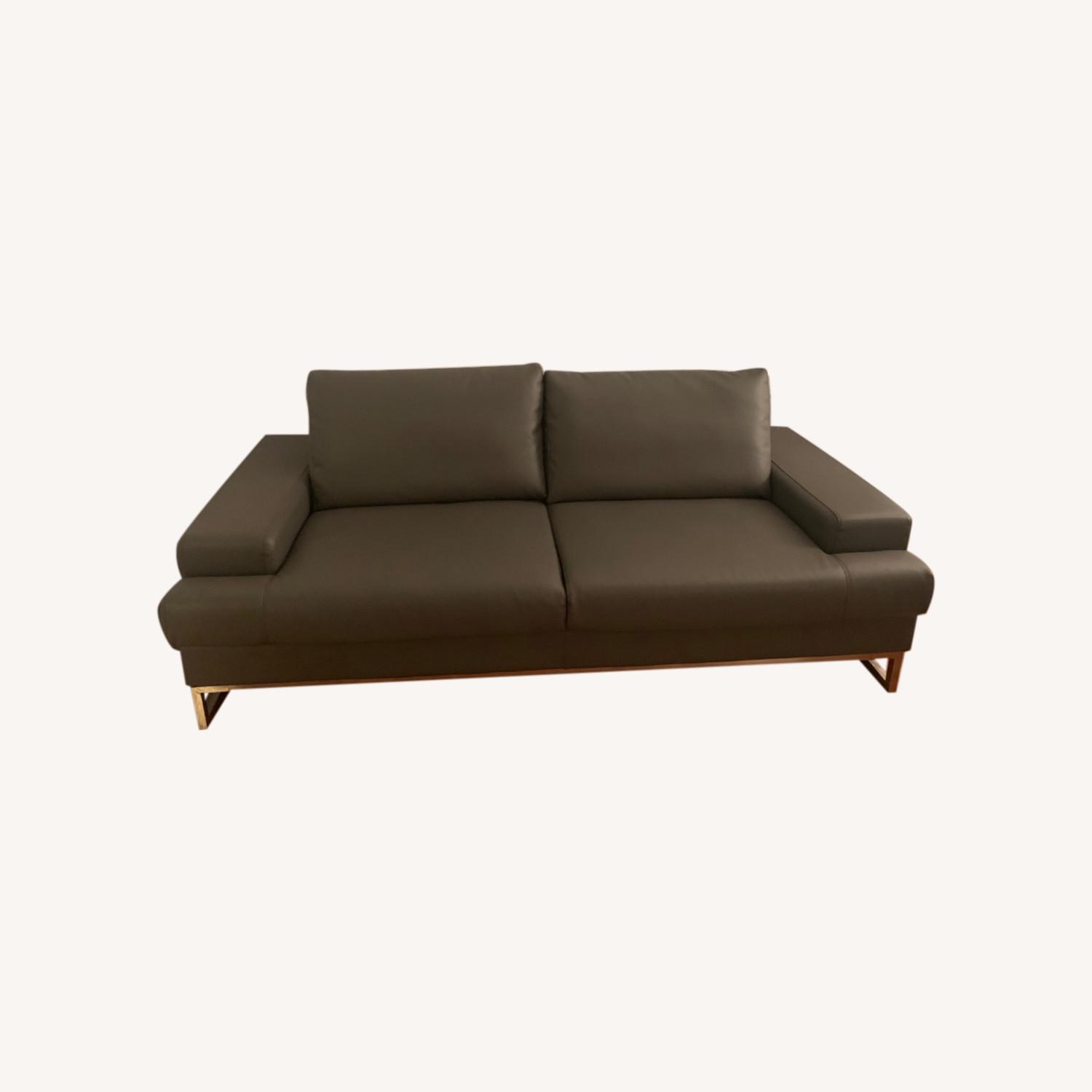 Natuzzi Leather Sofa - image-7