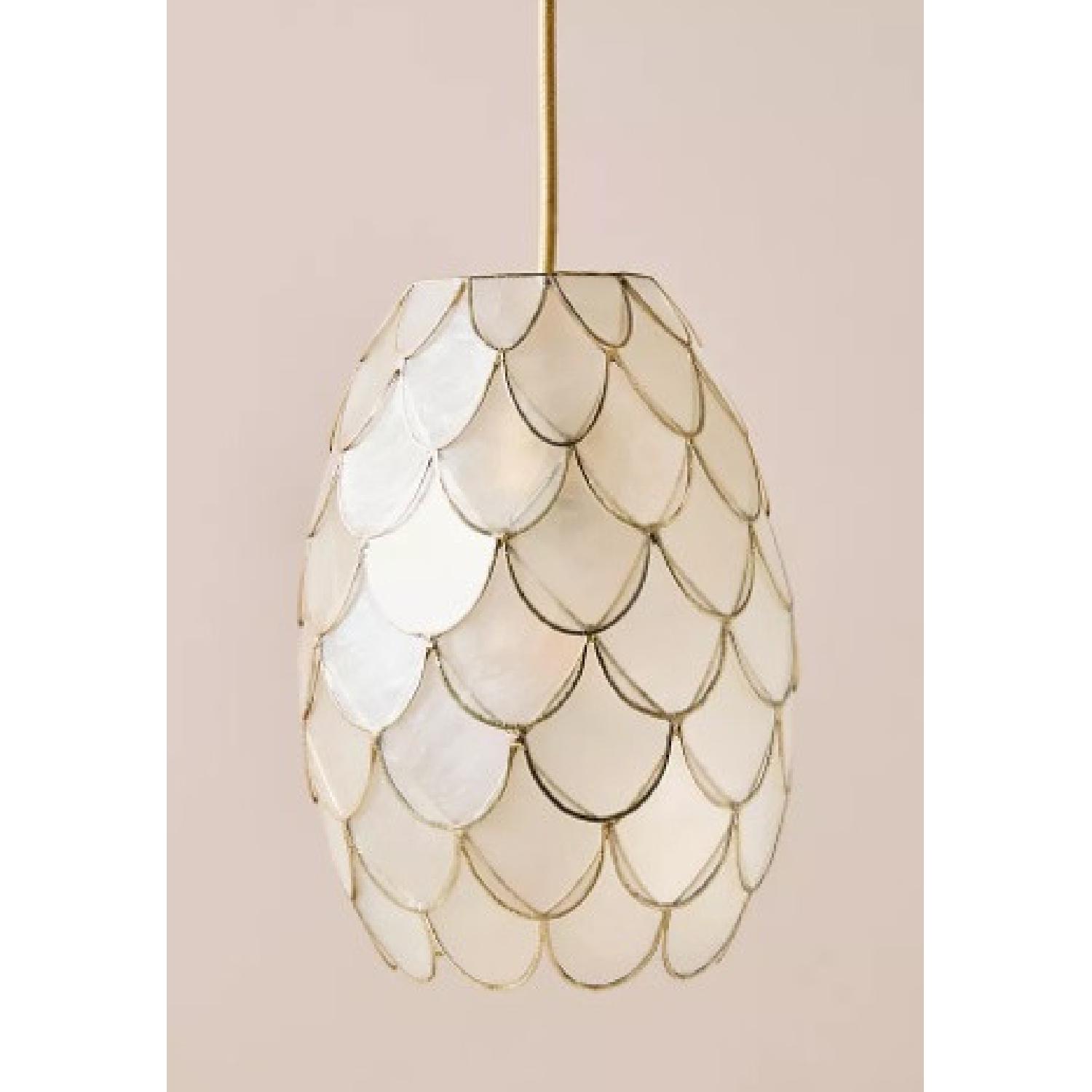Anthropologie Capiz Pendant Lights - image-6