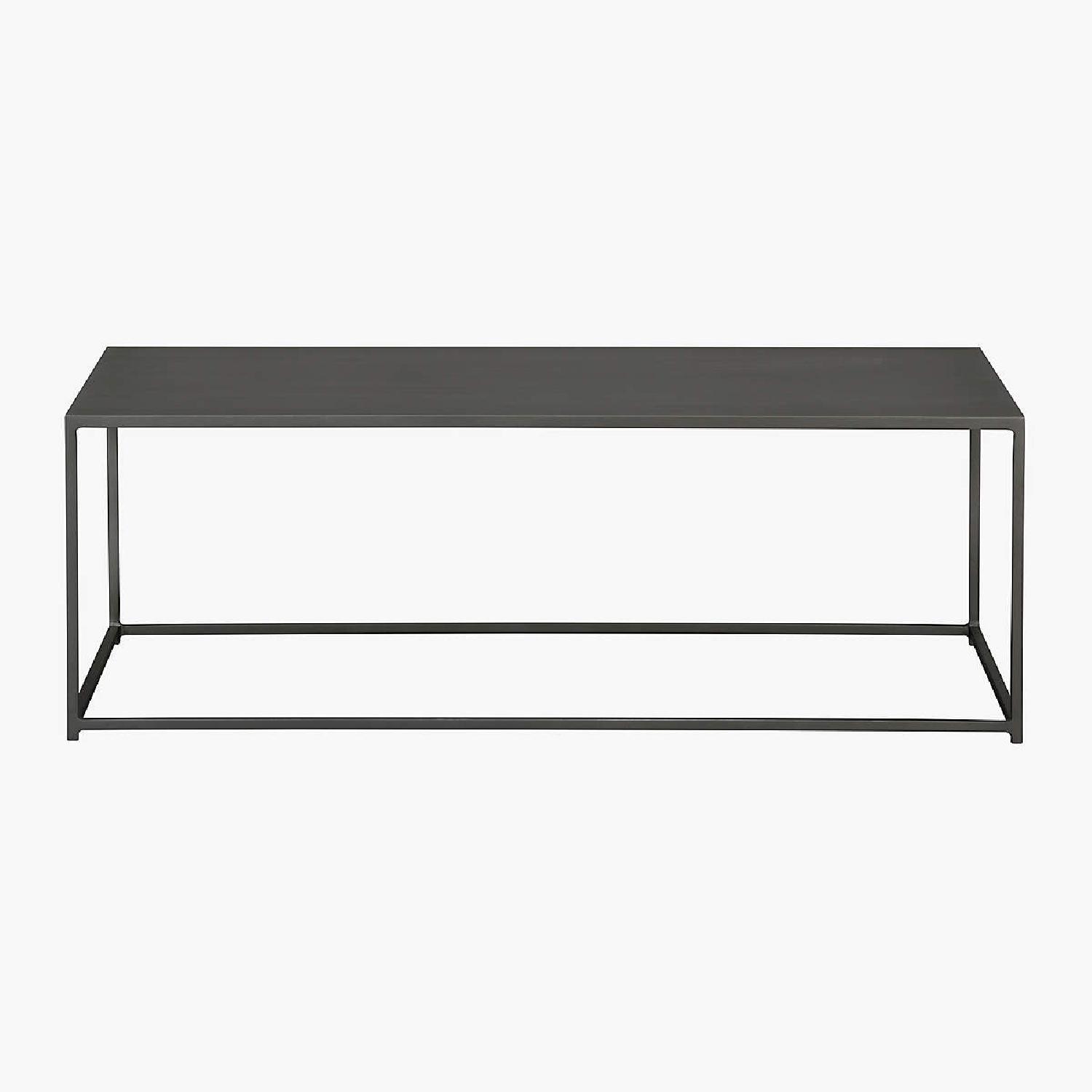 CB2 Metal Coffee Table AptDeco