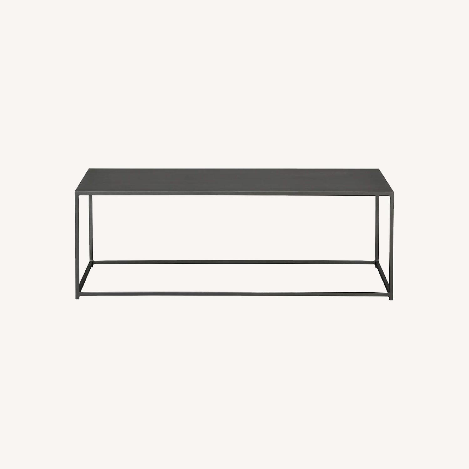 CB2 Metal Coffee Table AptDeco