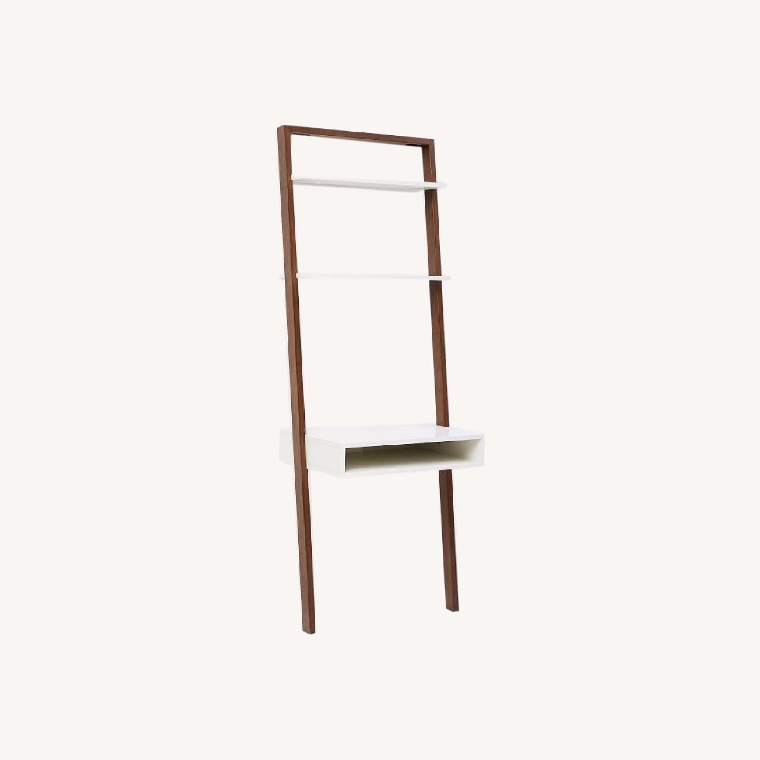 West Elm Ladder Shelf Wall Desk 28" AptDeco