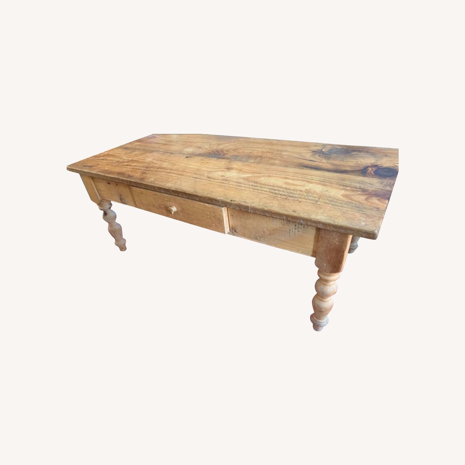 Solid Pine Coffee Table - image-0