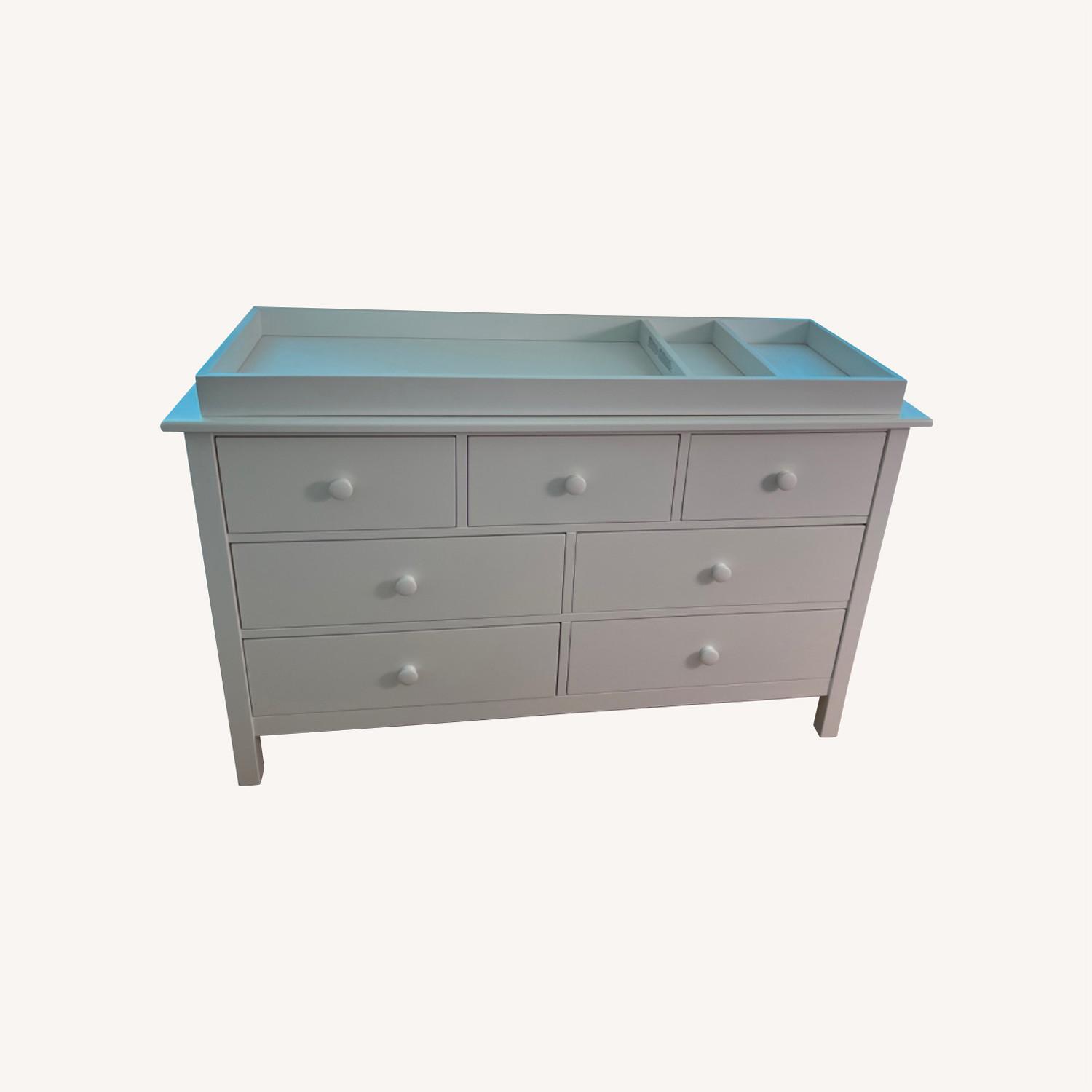 Pottery Barn Nursery Dresser and Topper Set AptDeco