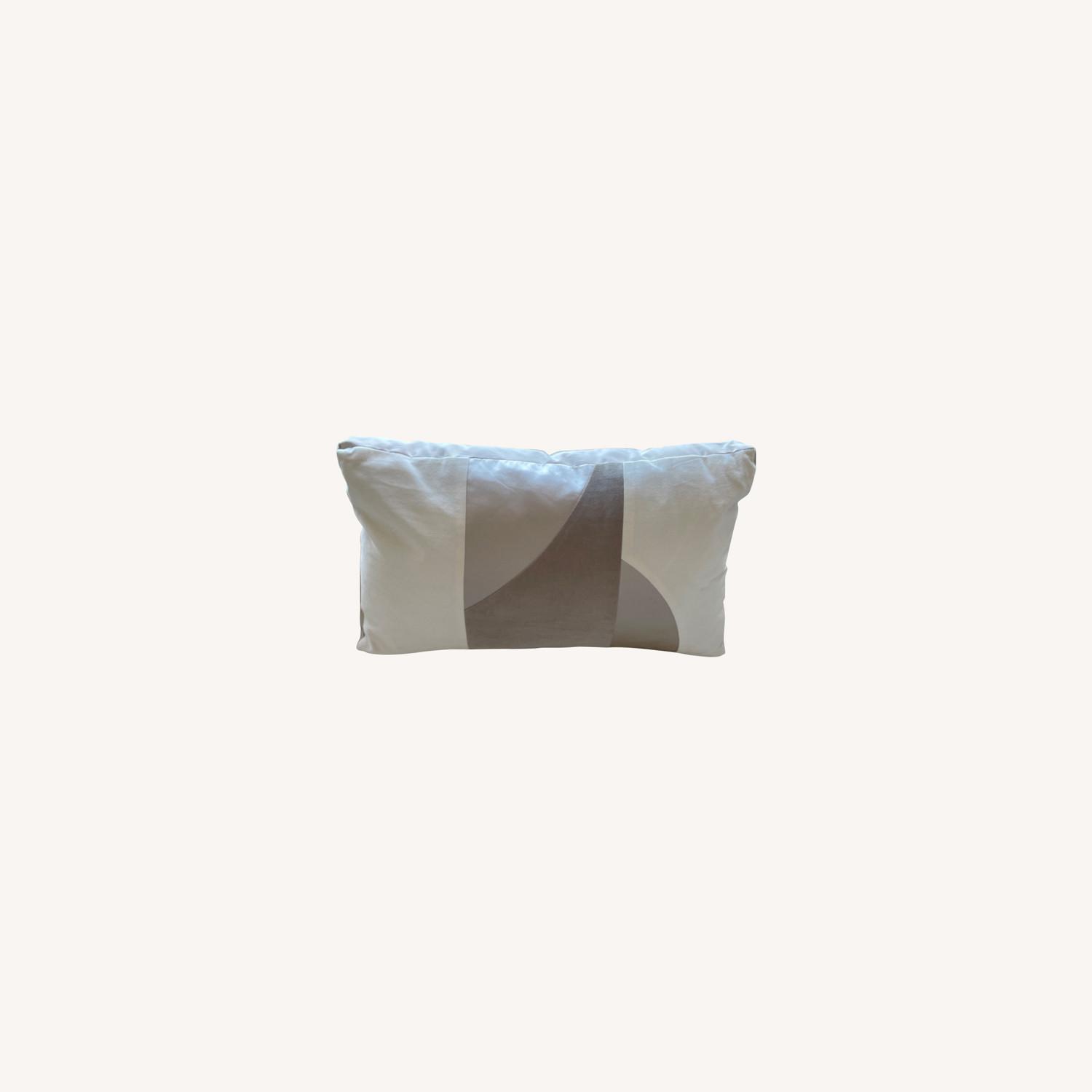 Pottery Barn Bolster Pillow AptDeco