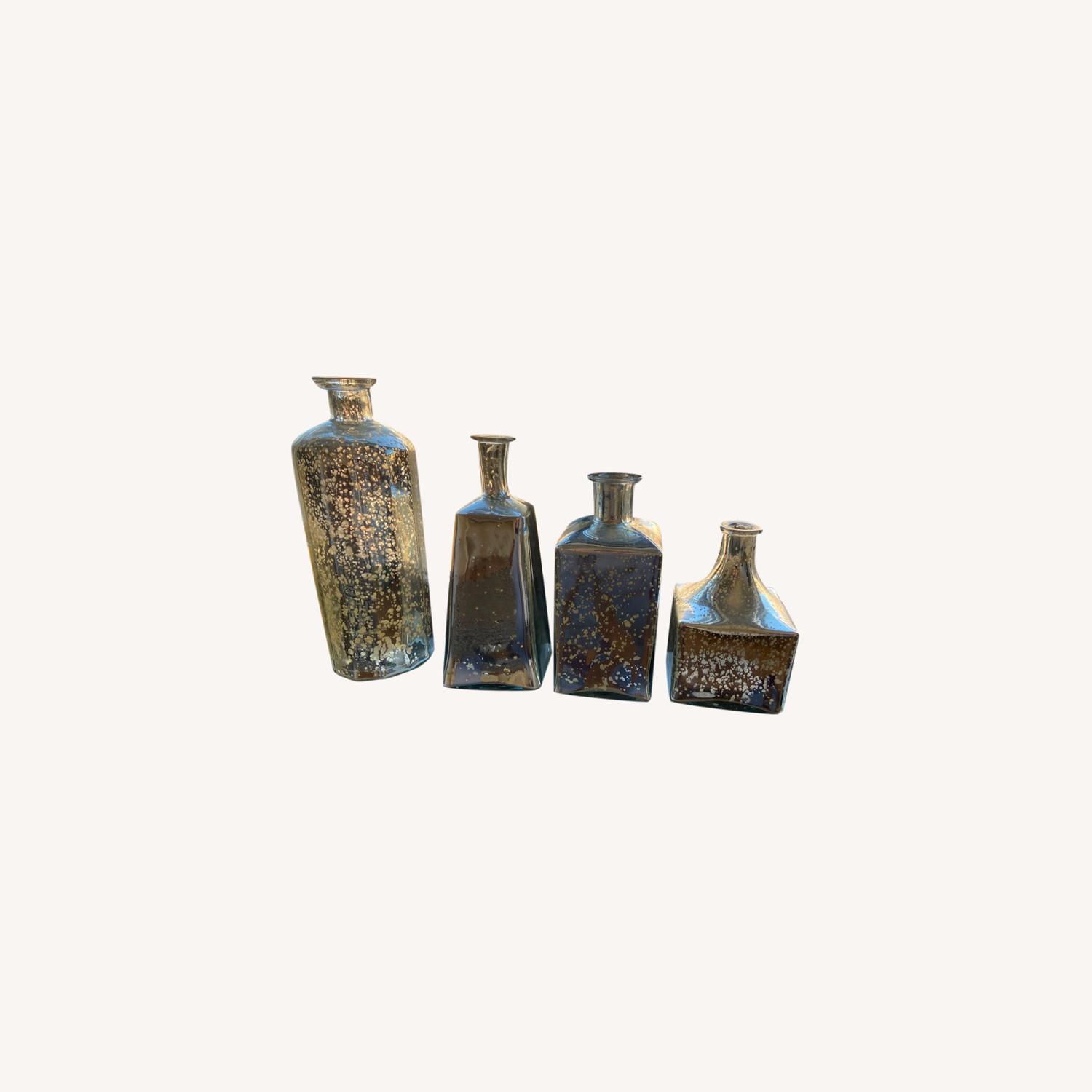 West Elm Mercury Glass Hurricanes and Vases - image-0