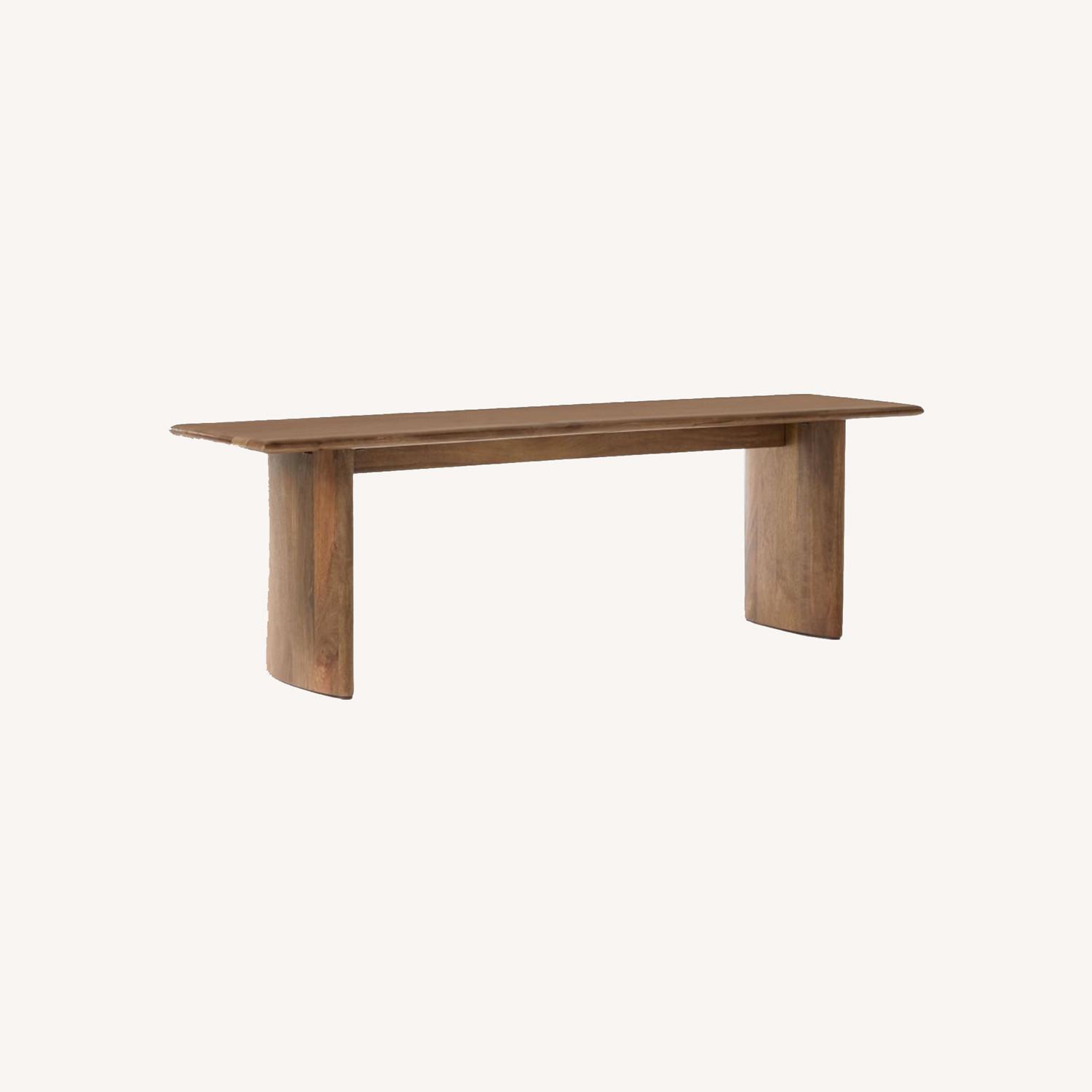 West Elm Anton Solid Wood Dining Bench - image-0