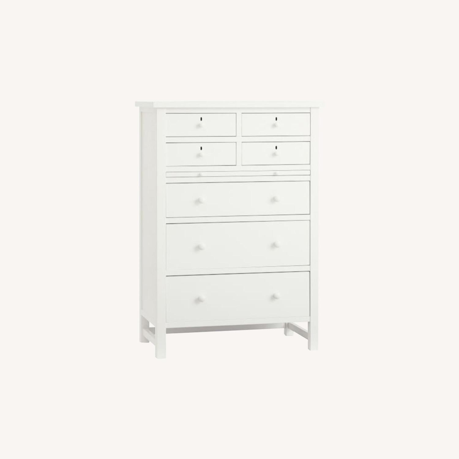 Pottery Barn Farmhouse 7Drawer Tall Dresser AptDeco