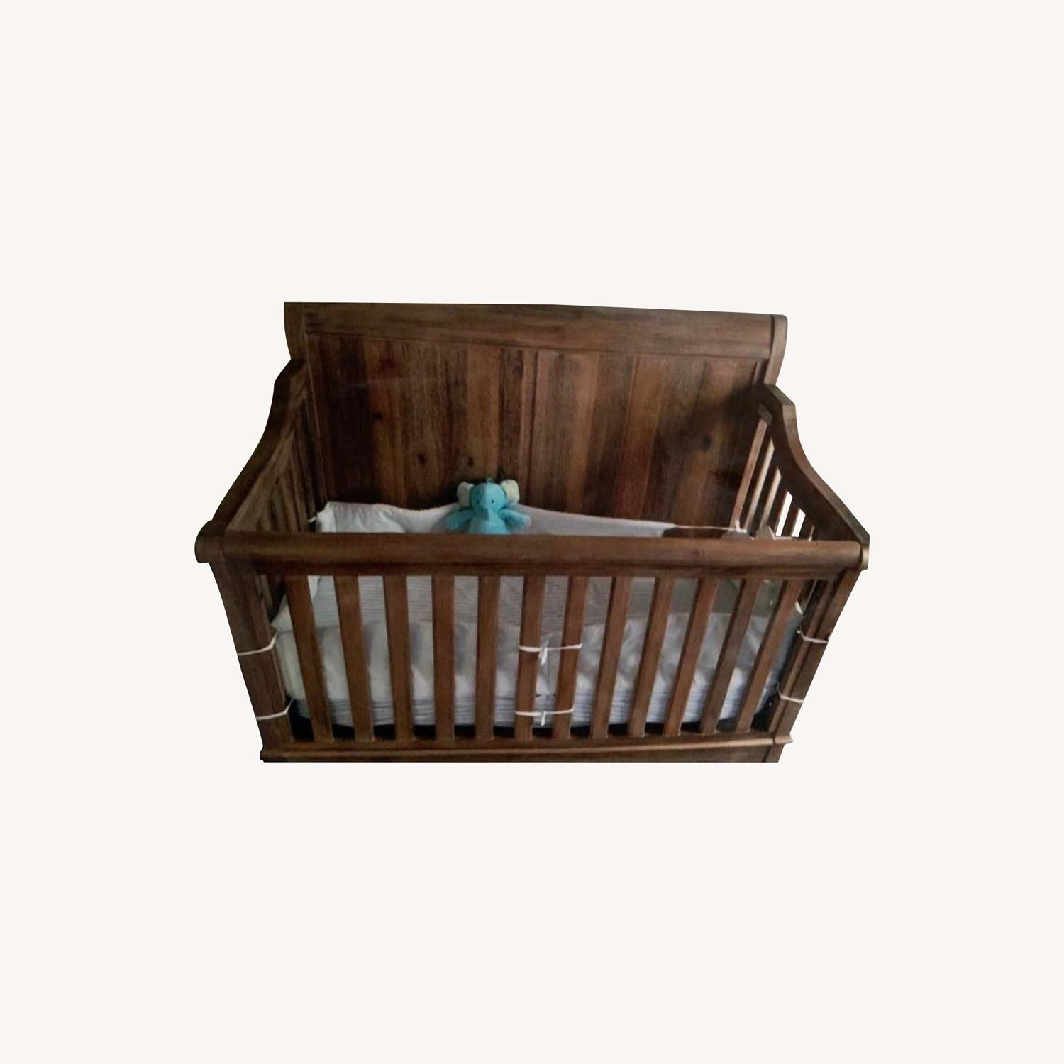 West Elm Wooden Baby Crib AptDeco