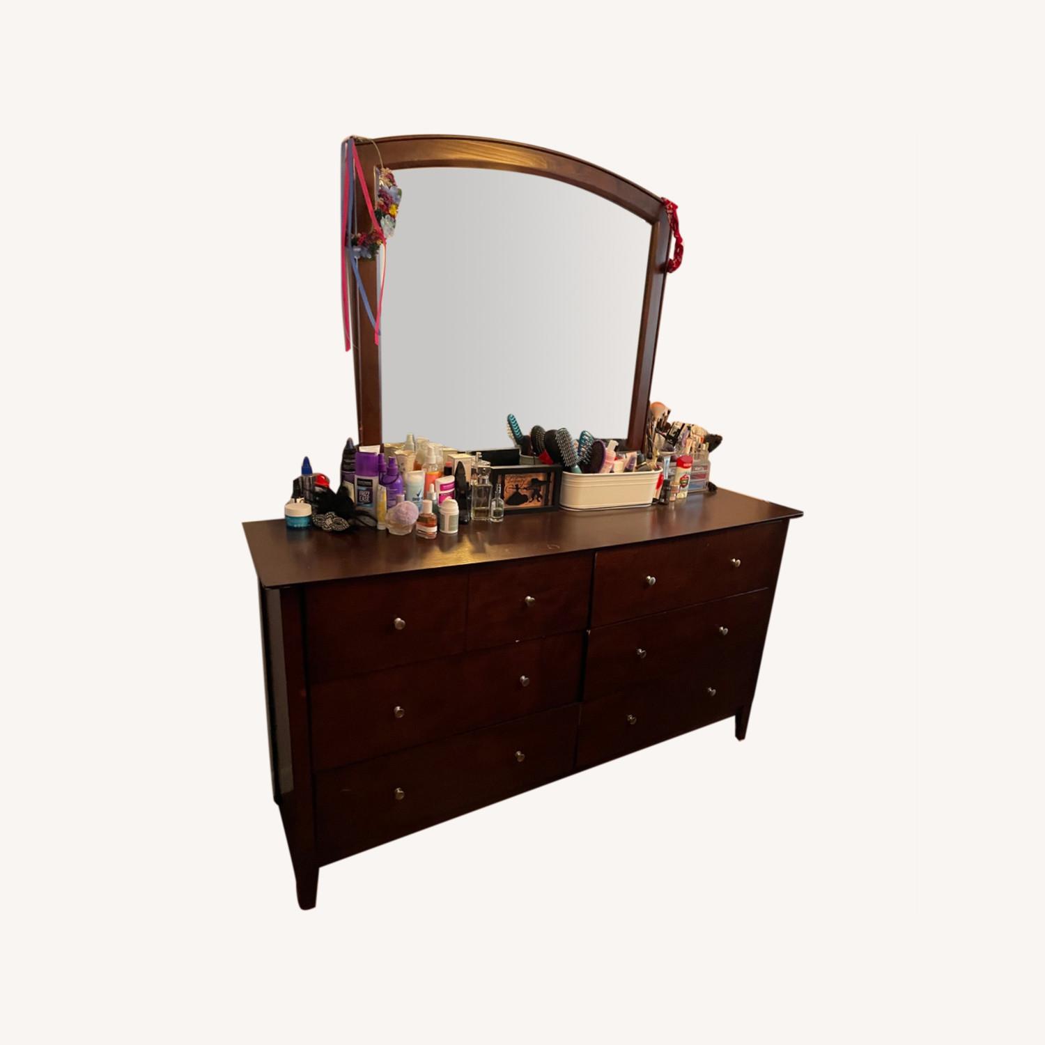 Ashley Armoire with Mirror AptDeco