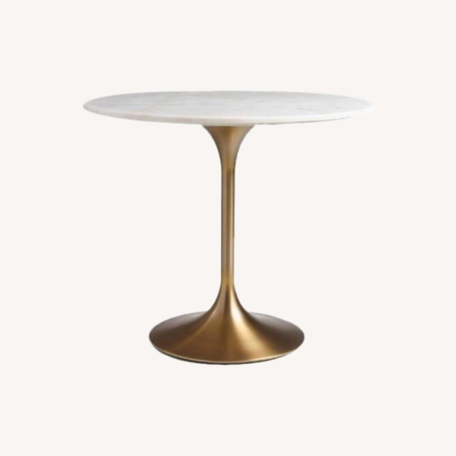 World Market Marble Top Dining Table - image-0
