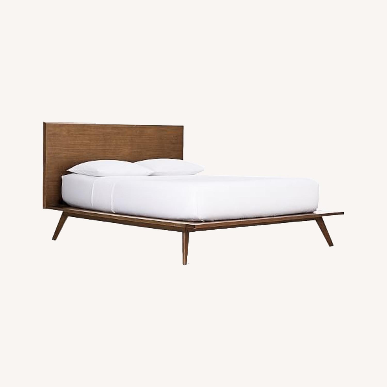 West Elm Queen Platform Bed AptDeco