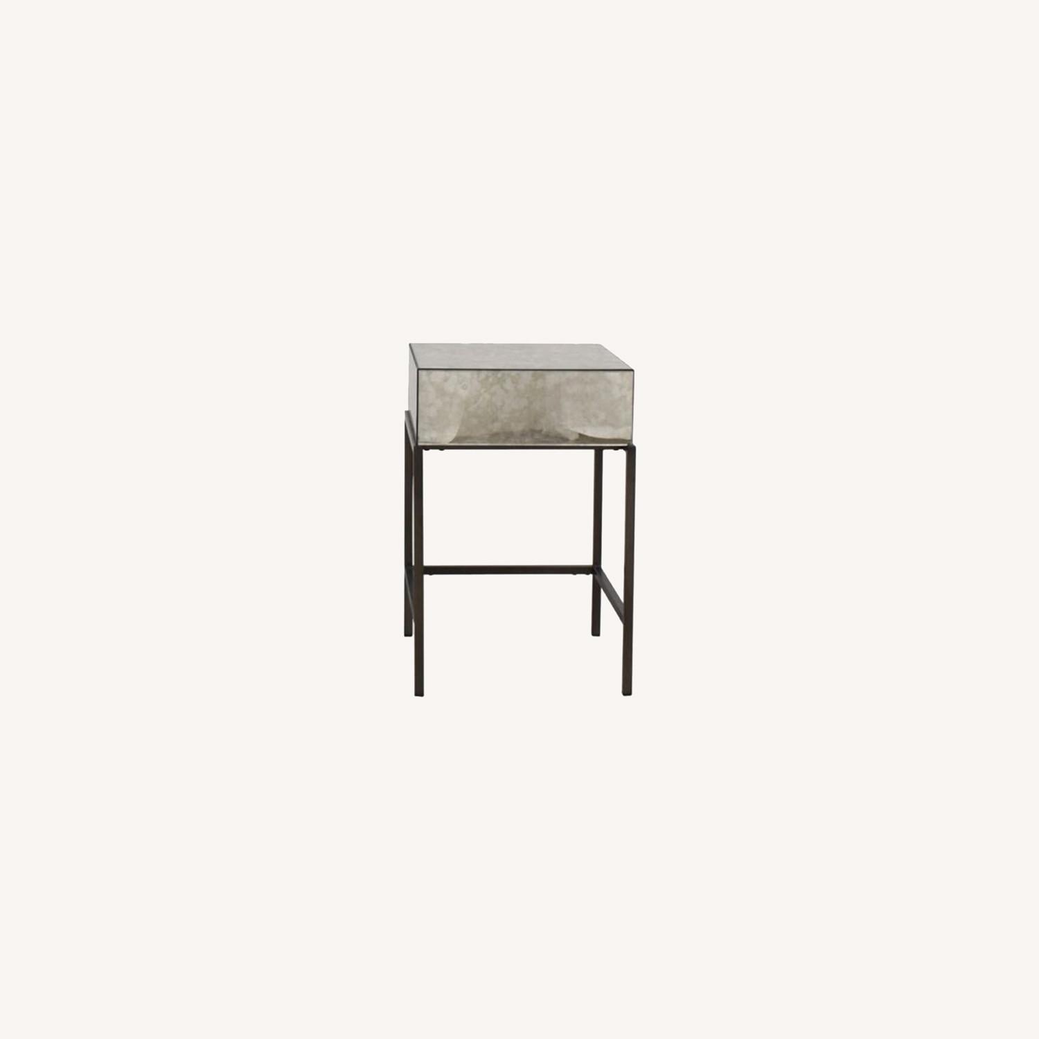 West Elm Foxed Mirror Nightstands AptDeco