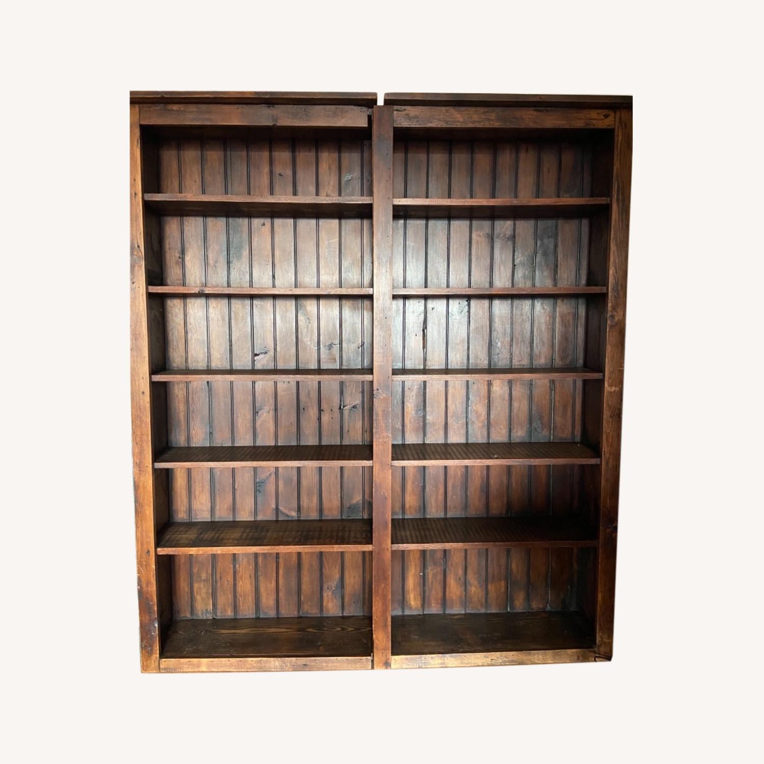 Barntiques Reclaimed Barn Wood Bookcases AptDeco