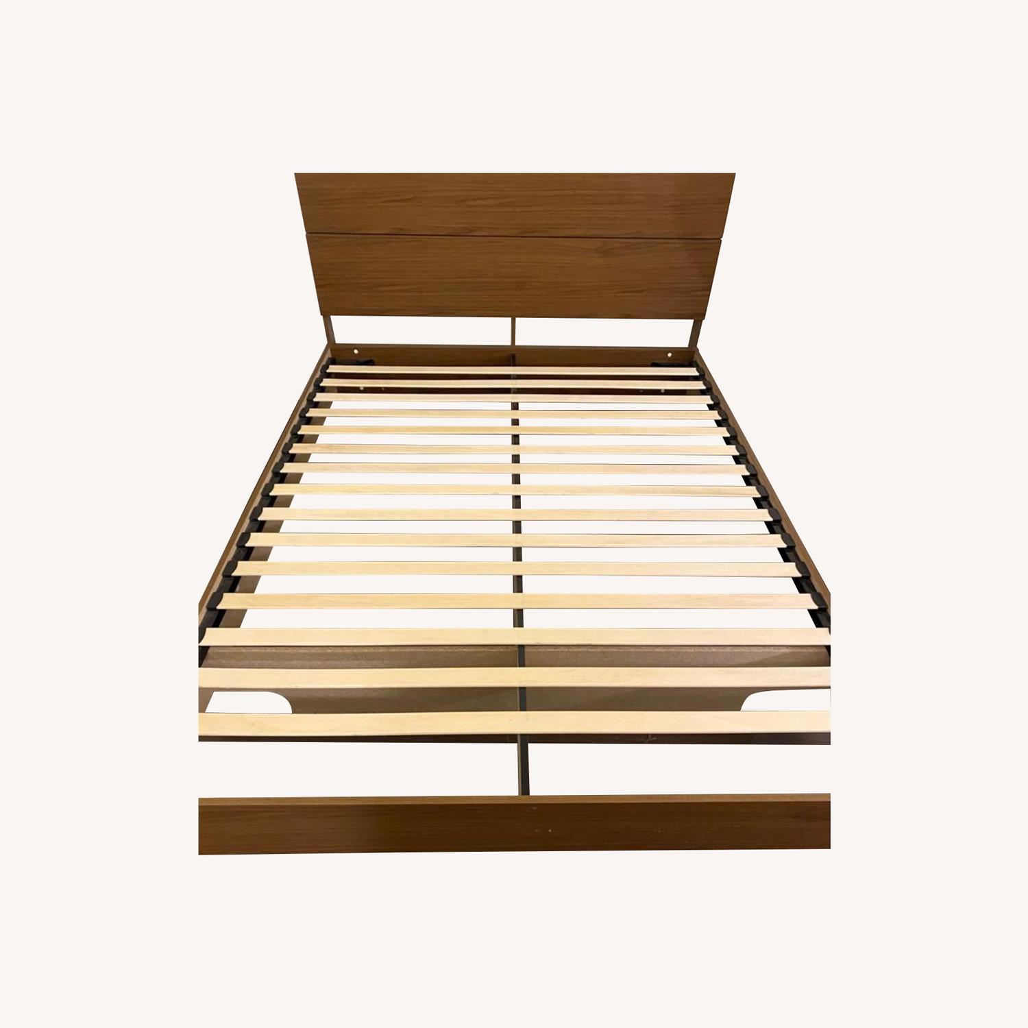 Nexera Queen Platform Bed with Headboard AptDeco