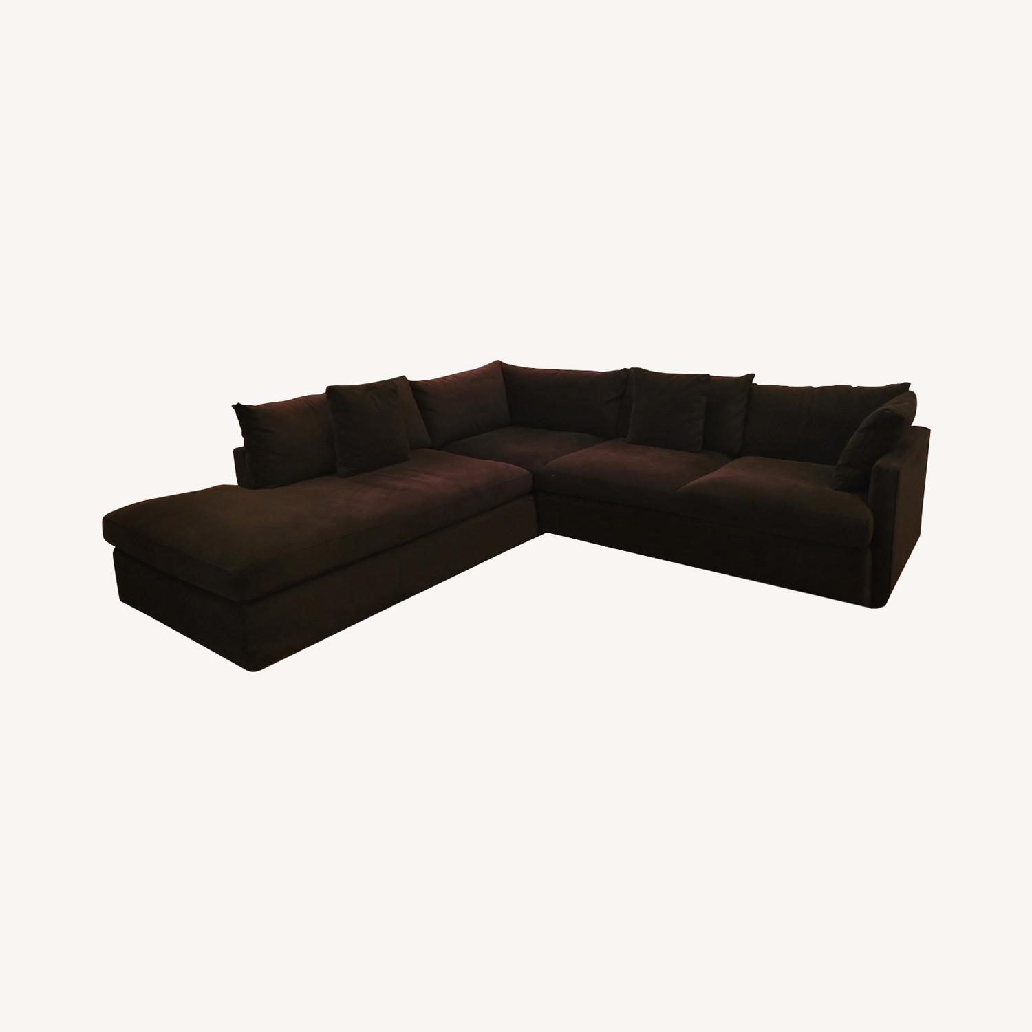 Crate & Barrel Lounge II Sectional Couch AptDeco