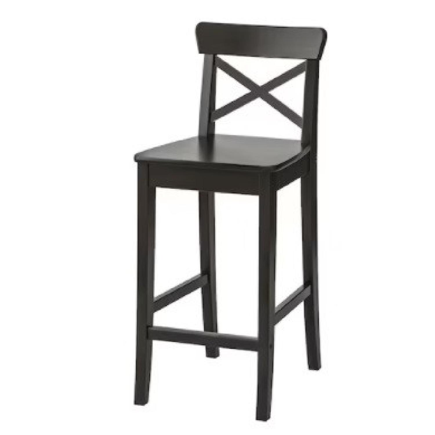 IKEA INGOLF Wood Counter Stools - image-7