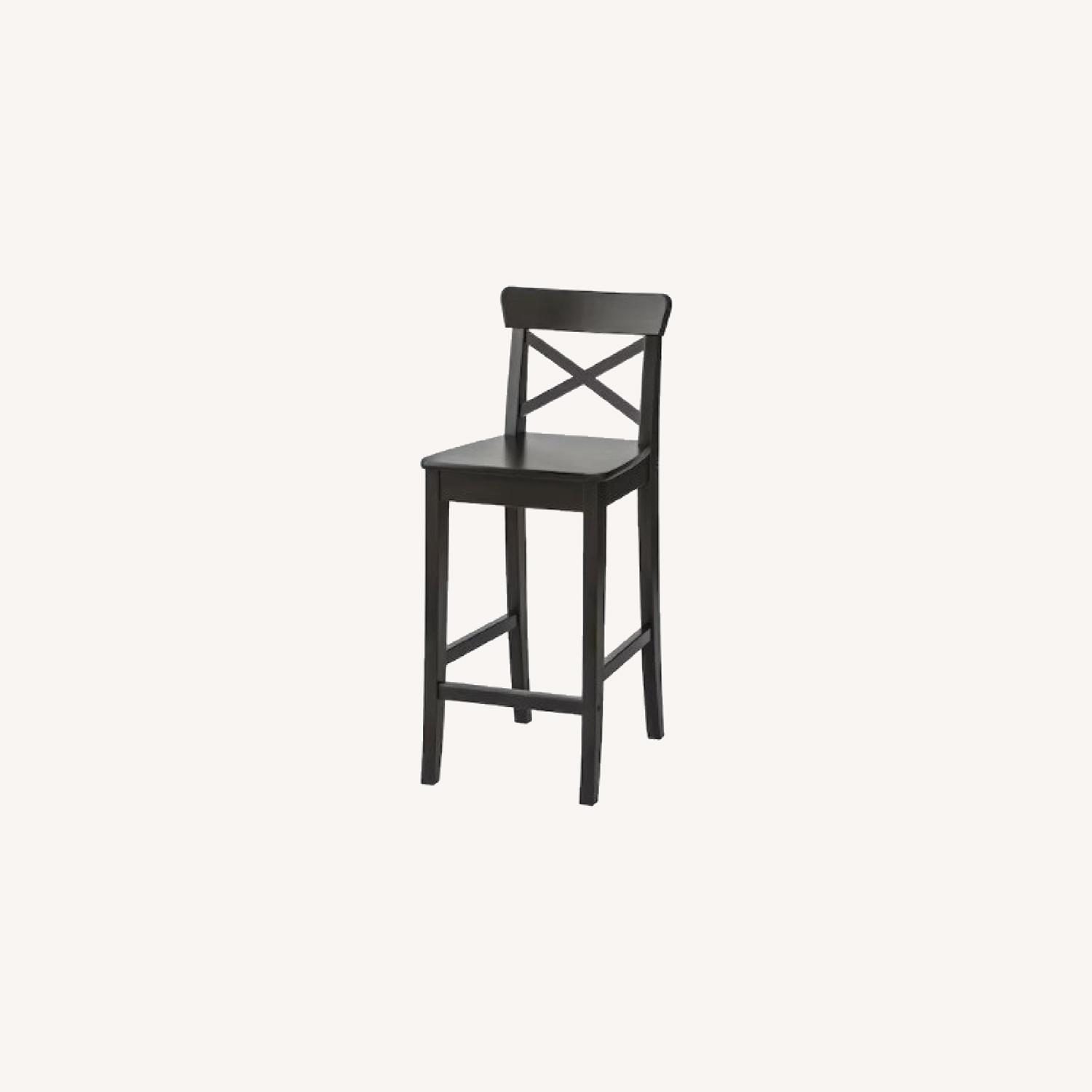 IKEA INGOLF Wood Counter Stools - image-8