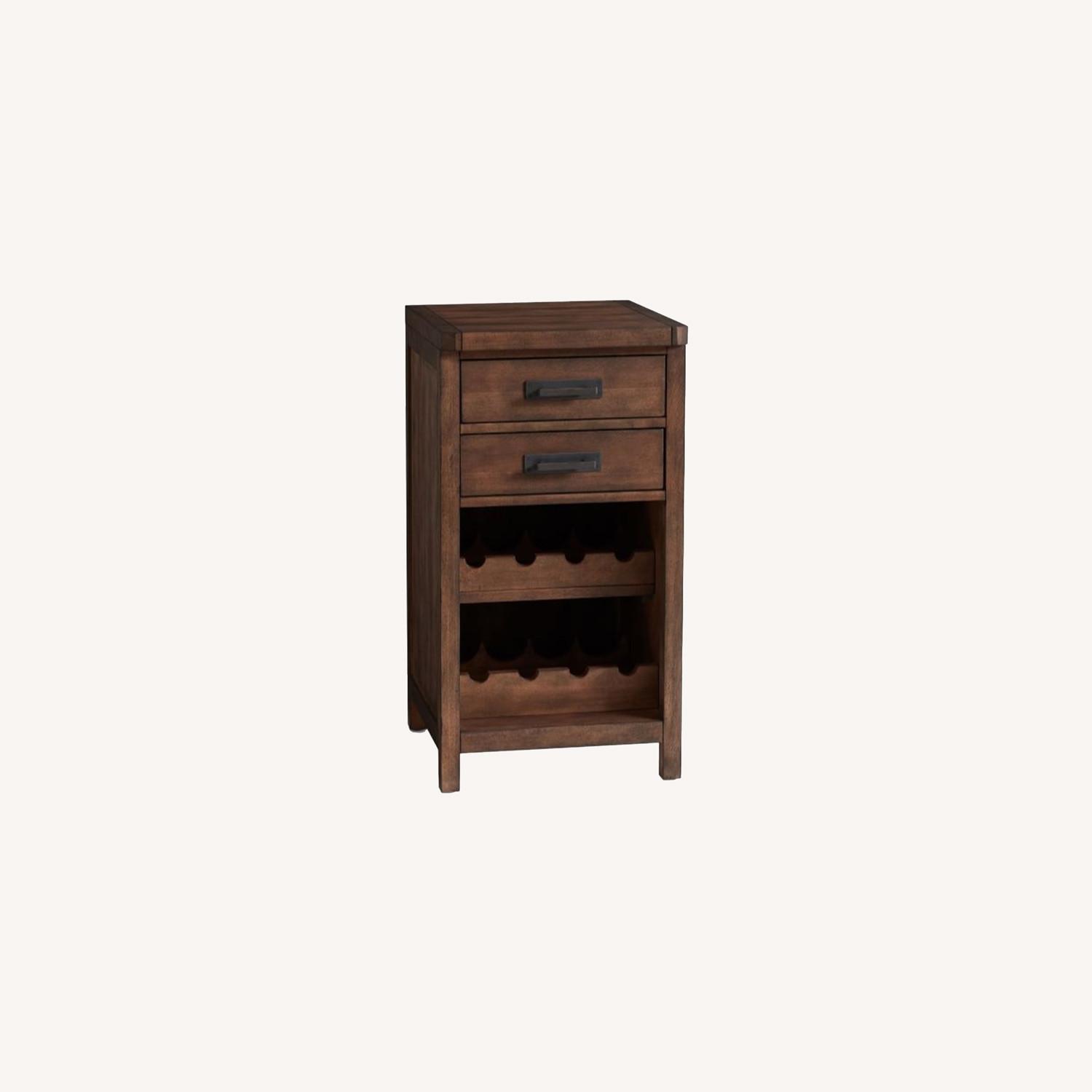 Pottery Barn Mateo 16" Modular Bar Tower,Wine Cabinet - image-0